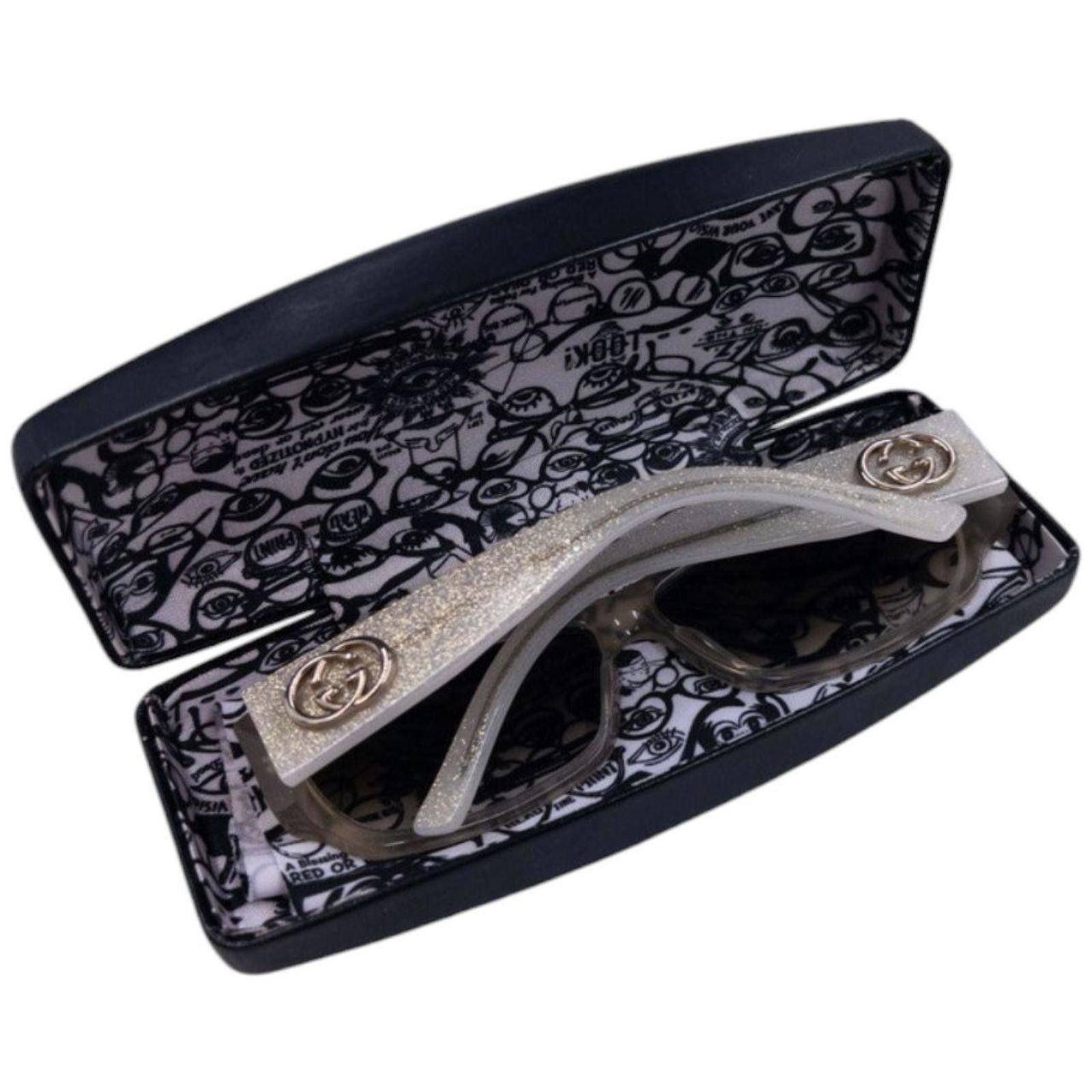 Gucci Vintage Gucci Glitter Sunglasses Size ONE SIZE - 8 Thumbnail
