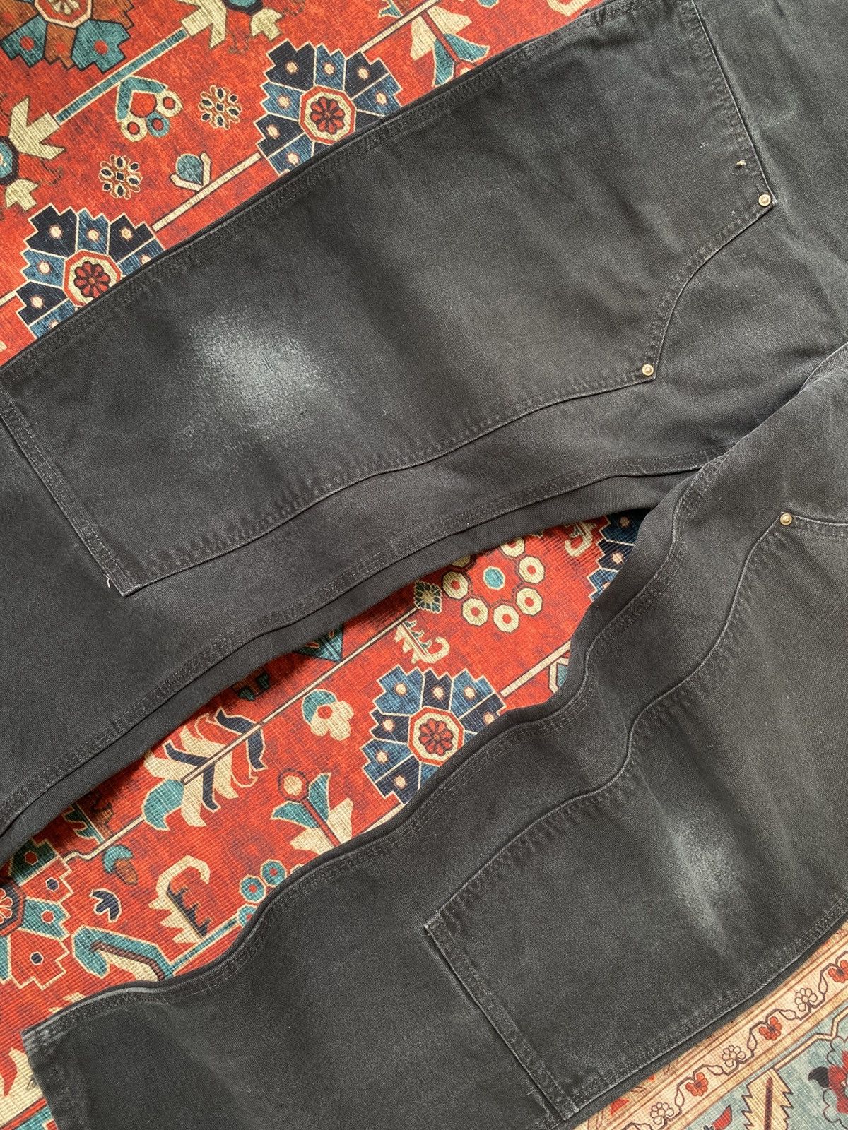 Carhartt SOLD OUT CarharttCarpenterDouble knee Pants B136 BLK 36 x 32 Size US 36 / EU 52 - 6 Thumbnail
