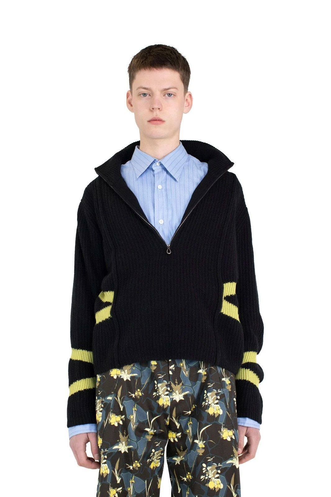 Kiko Kostadinov Cashmere KK Bourdain Knit Black Size US M / EU 48-50 / 2 - 10 Thumbnail