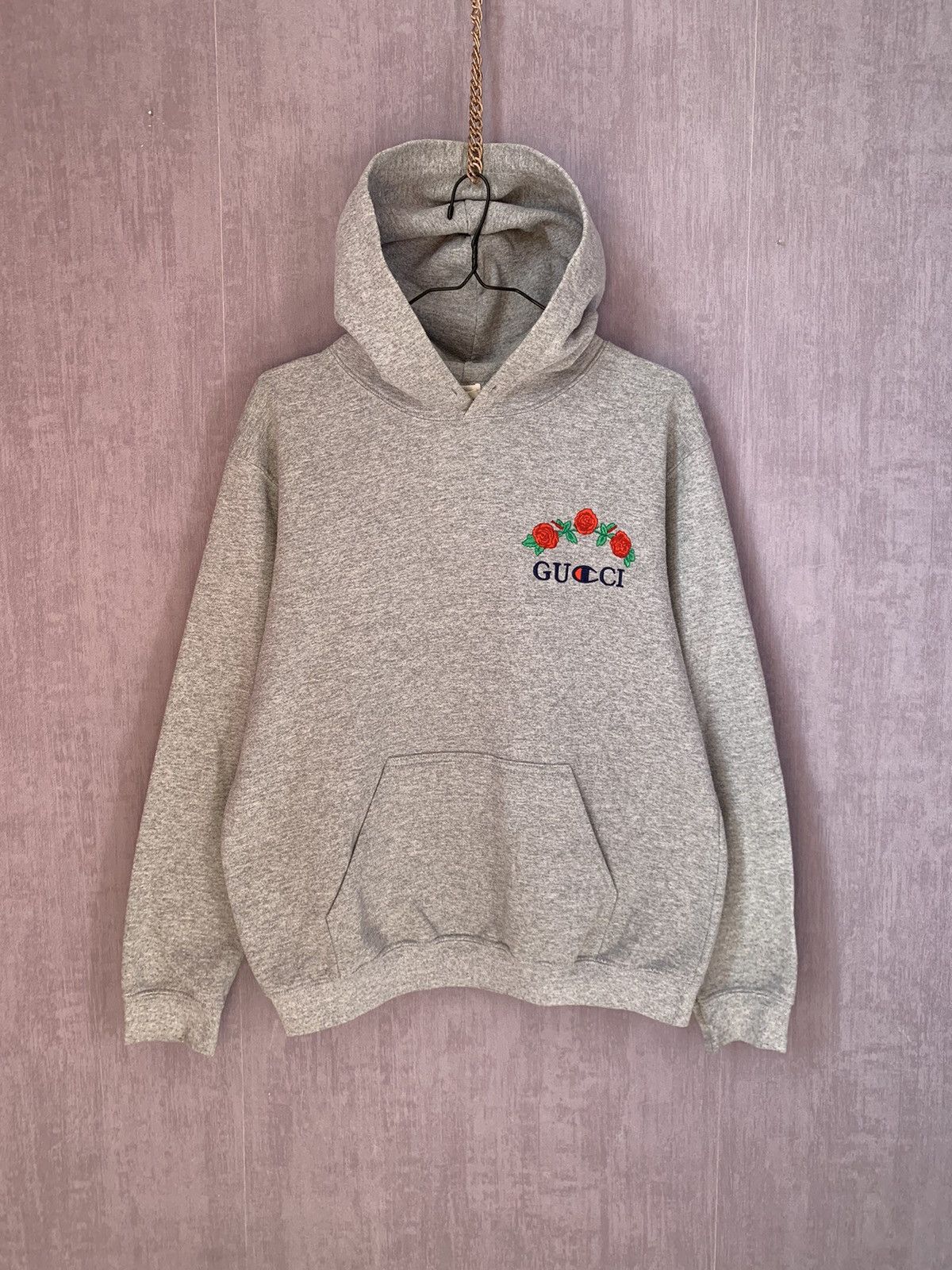 Custom Champion X Gucci custom hoodie by Ava Nirui Grailed