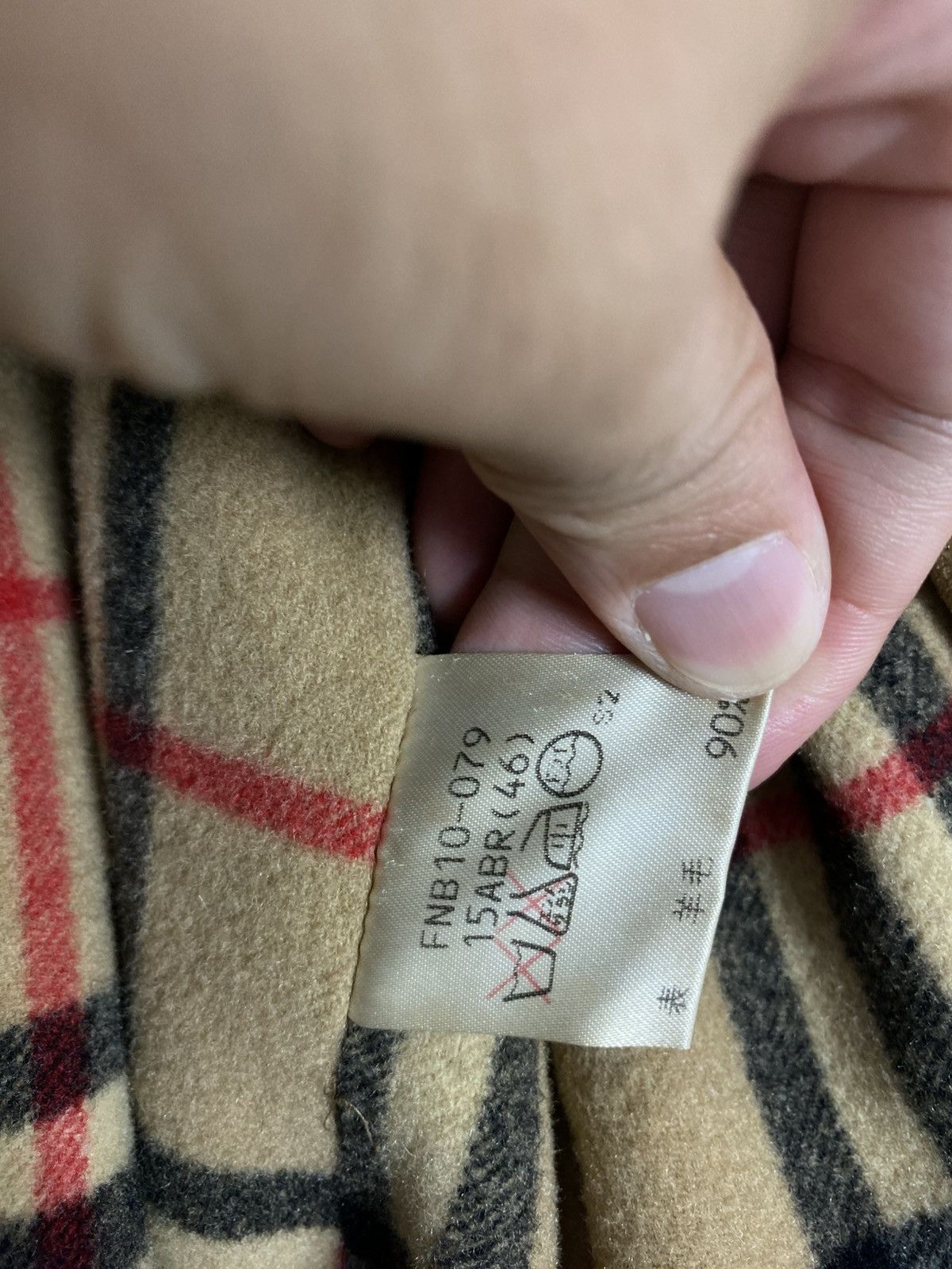 Burberry Rare‼️Vintage Burberrys’ Novacheck Wool Coat Size L / US 10 / IT 46 - 8 Thumbnail