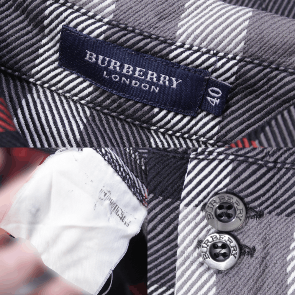 Burberry Logo Nova Check Soft Shirt Vintage Size S / US 4 / IT 40 - 8 Thumbnail