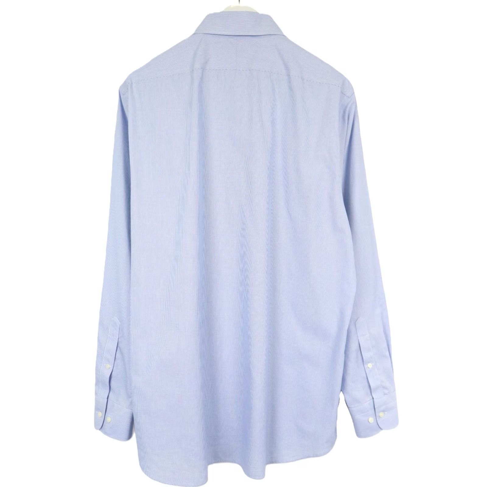 Suitsupply Suitsupply Try On Extra Slim Fit Formal Shirt 46/18 Blue Pinstripe Dress Shirt Mens Regular 100% Cotton Long Sleeve Button Collared 46/18 18in) Size 46R - 2 Thumbnail