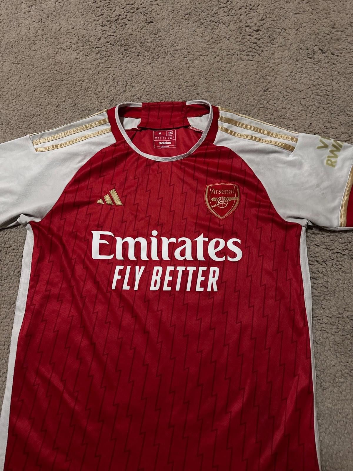 Adidas ARSENAL LONDON 2023 2024 HOME FOOTBALL SHIRT SOCCER JERSEY Size US M / EU 48-50 / 2 - 3 Thumbnail