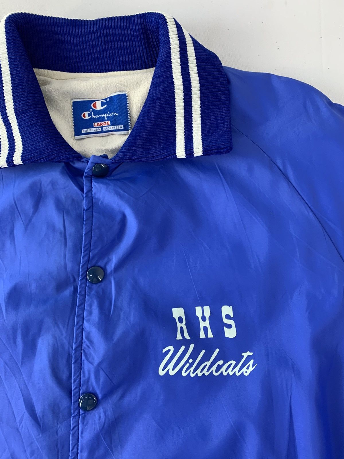 Champion Champion Rhs Wildcats Roseville Satin Bomber Varsity Jacket Size US L / EU 52-54 / 3 - 4 Thumbnail