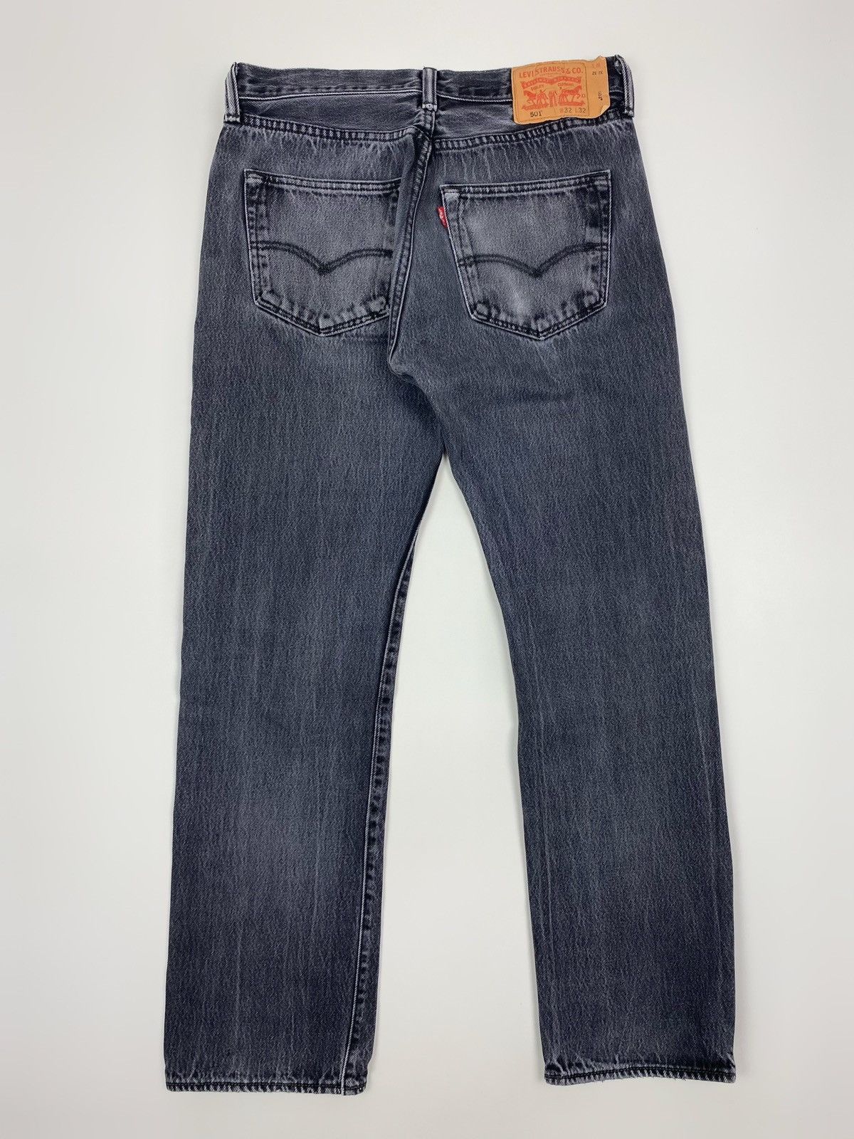 Levi's Levi’s 501 Washed Gray Distressed Denim Pants 30X30 Size US 30 / EU 46 - 1 Thumbnail