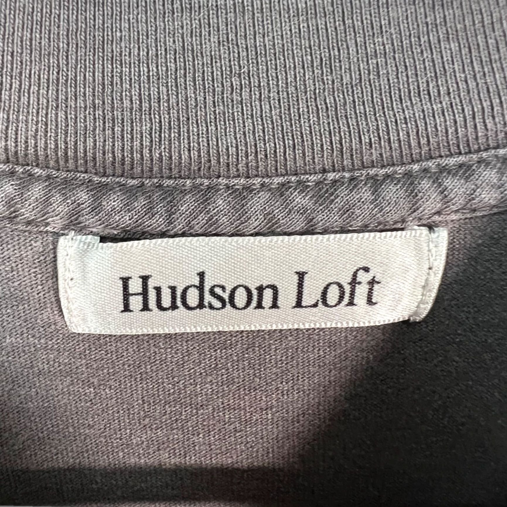Hudson Hudson Loft Graphic T-Shirt Mens XL Gray Crew Neck Short Sleeve Cotton Size XL Graphic 87? Size US XL / EU 56 / 4 - 3 Thumbnail