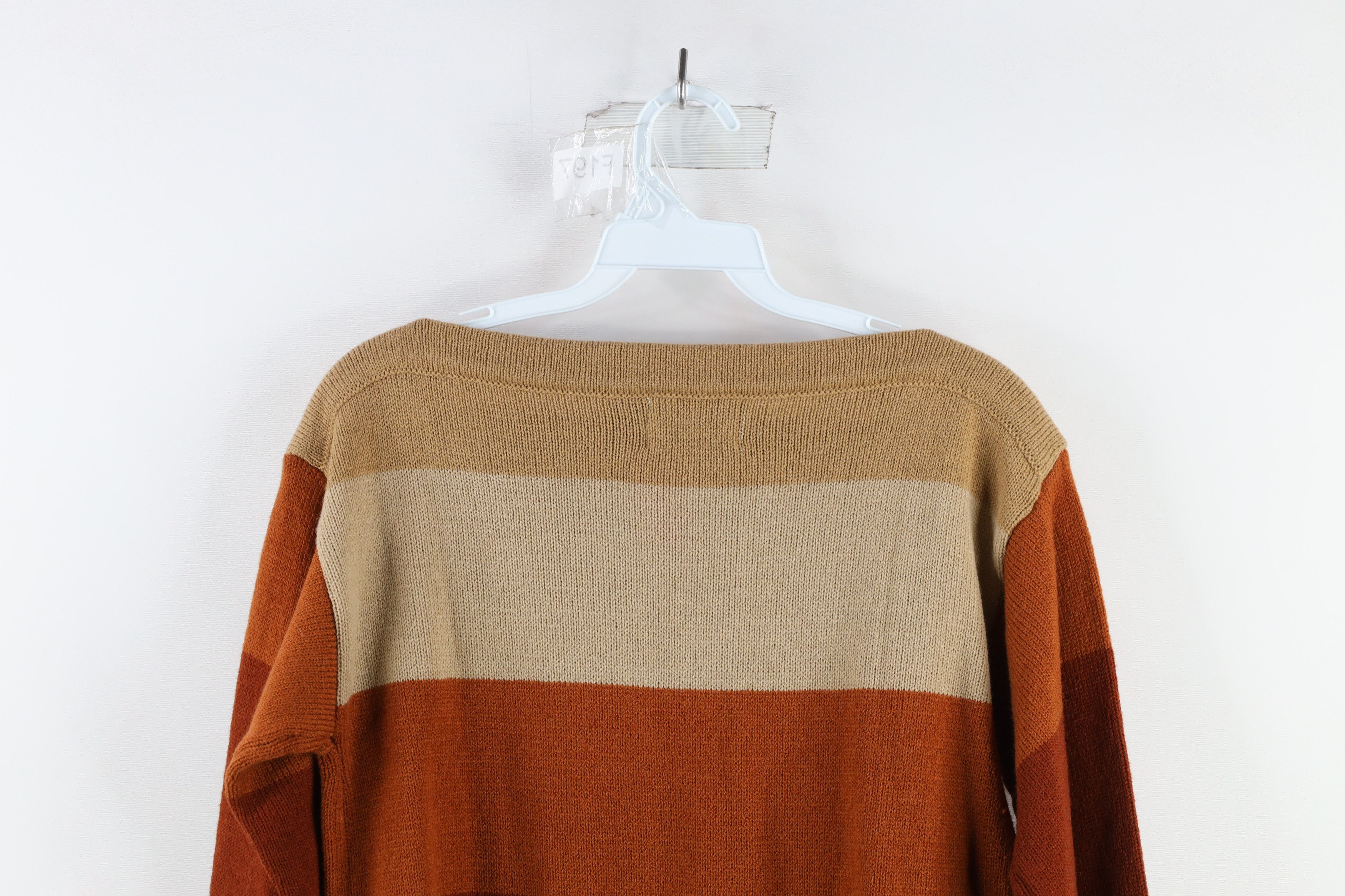 Vintage Deadstock Vintage 70s Streetwear Flared Sleeve Knit Sweater Size M / US 6-8 / IT 42-44 - 7 Thumbnail