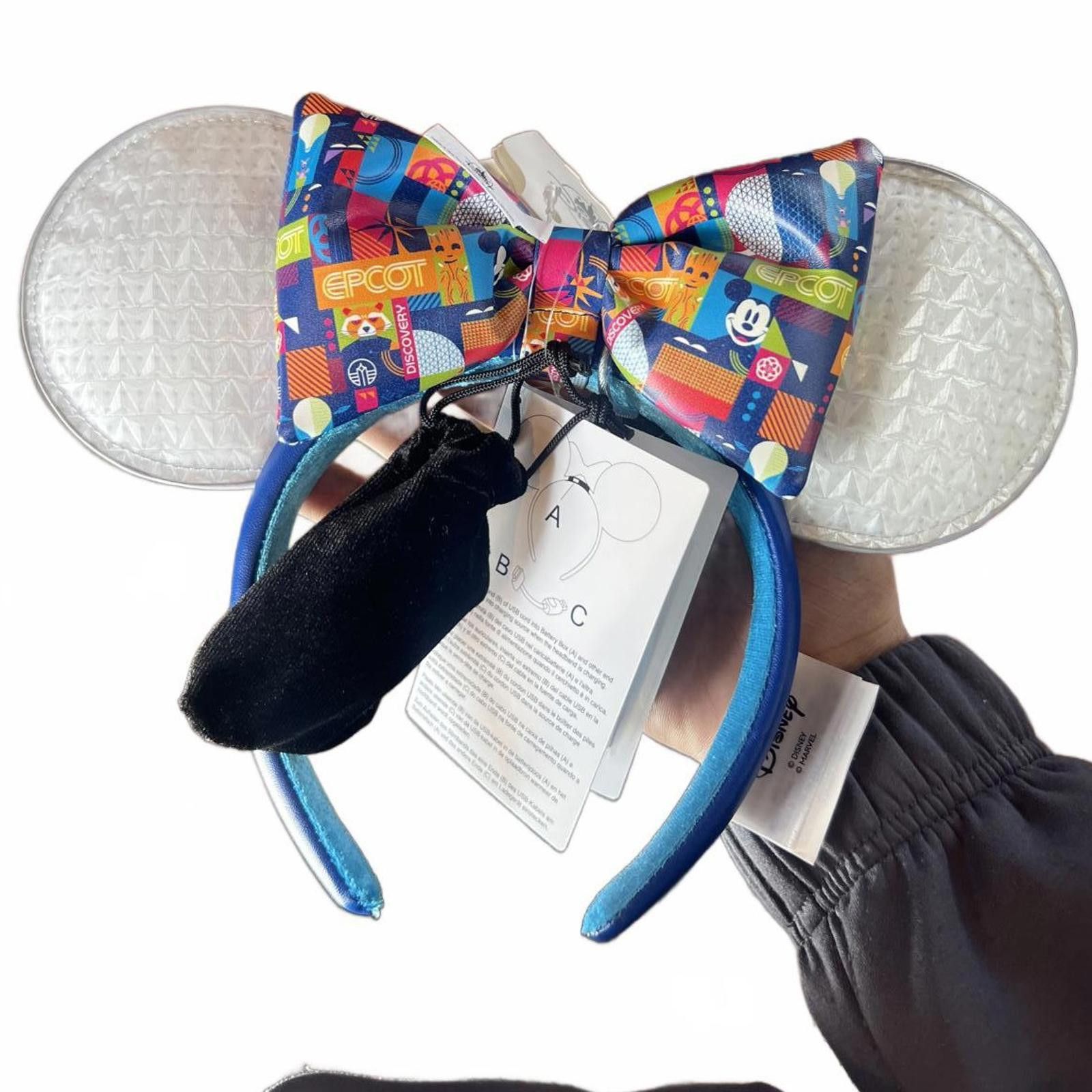 Other Disney Epcot Spaceship Earth Collage All-Over-Print Ears Size ONE SIZE - 1 Thumbnail
