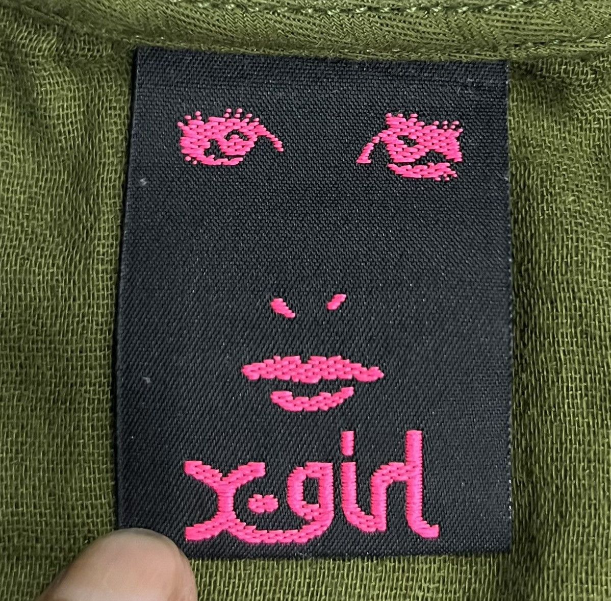 Japanese Brand × Vintage Vintage Y2K X-girl Olive Green Utility Jumpsuit - Size 2 Size US 34 / EU 50 - 15 Thumbnail