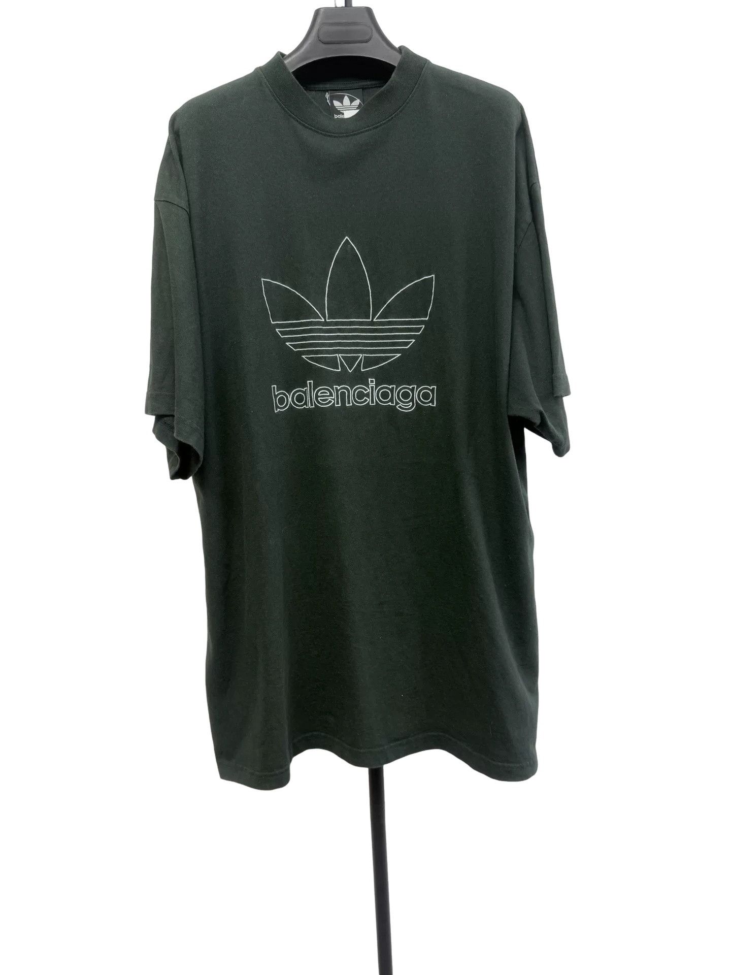 Balenciaga Balenciaga x Adidas Logo Print T-Shirt Size 2 Size US M / EU 48-50 / 2 - 1 Thumbnail