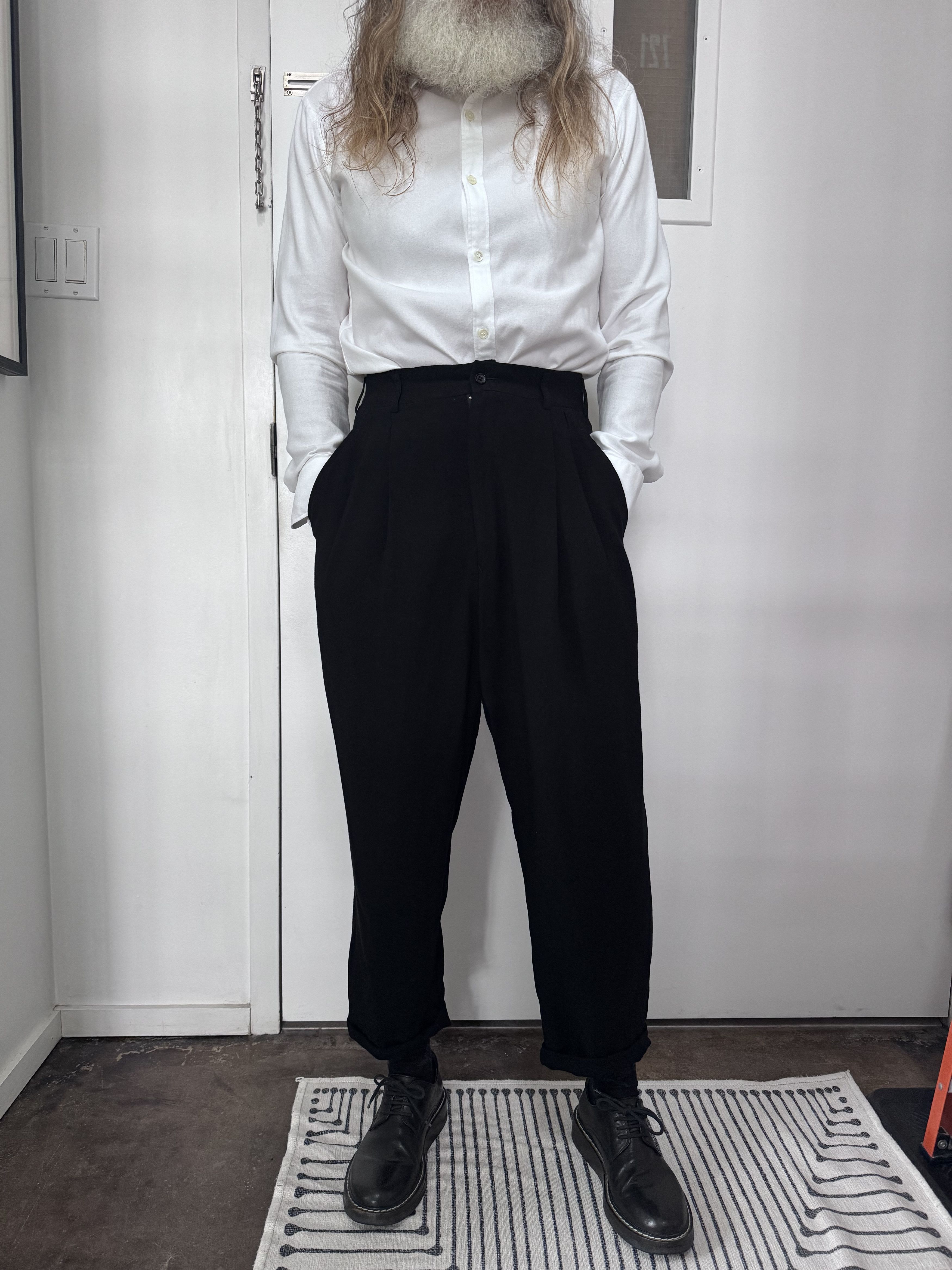 Comme des Garcons Homme Plus Comme des Garçons Homme Plus AD1992 Rayon Pants Size US 28 / EU 44 - 1 Thumbnail