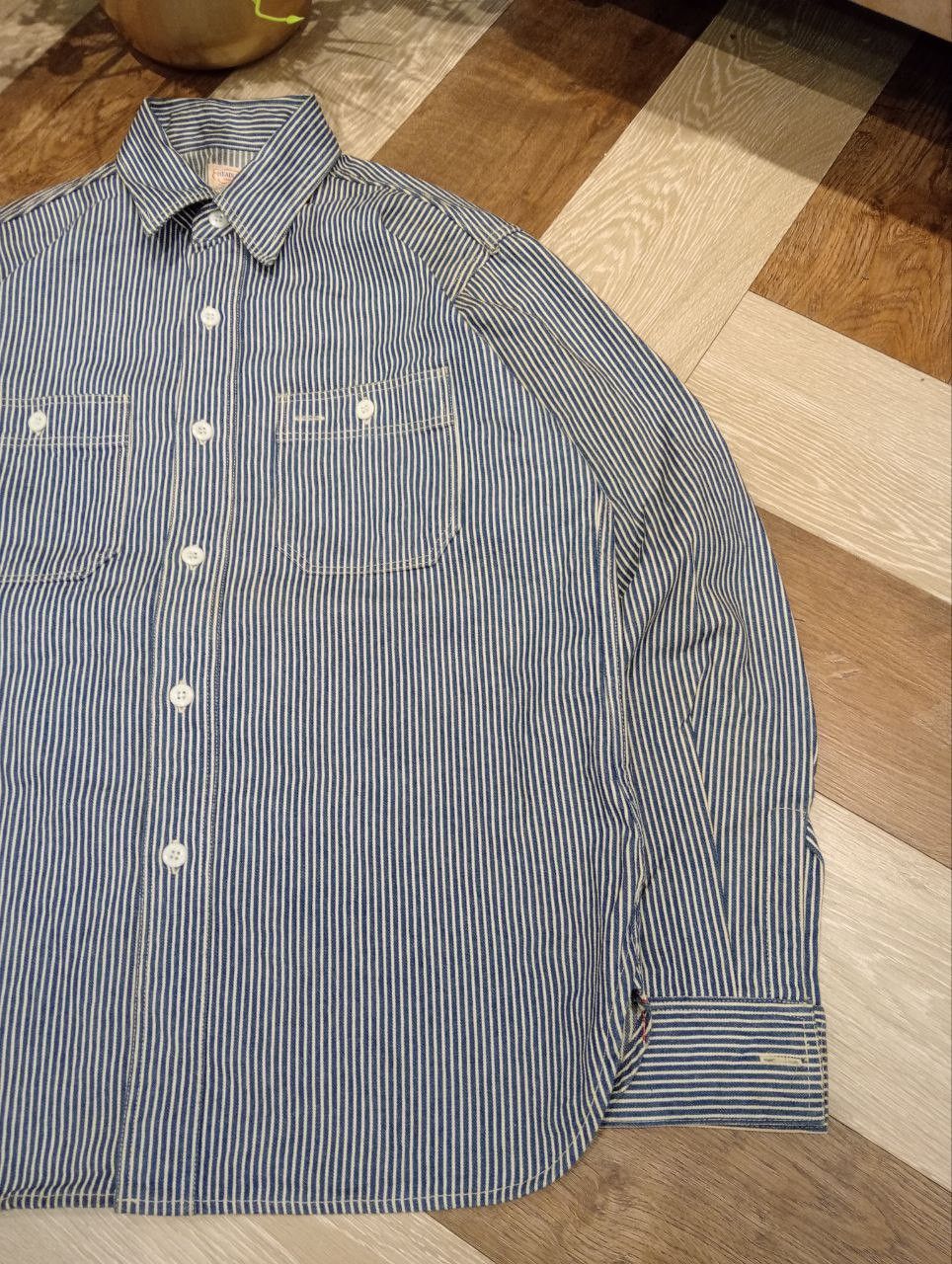 Toyo Enterprises HEADLIGHT by TOYO ENTERPRISES HICKORY DENIM SHIRT Size US M / EU 48-50 / 2 - 4 Thumbnail