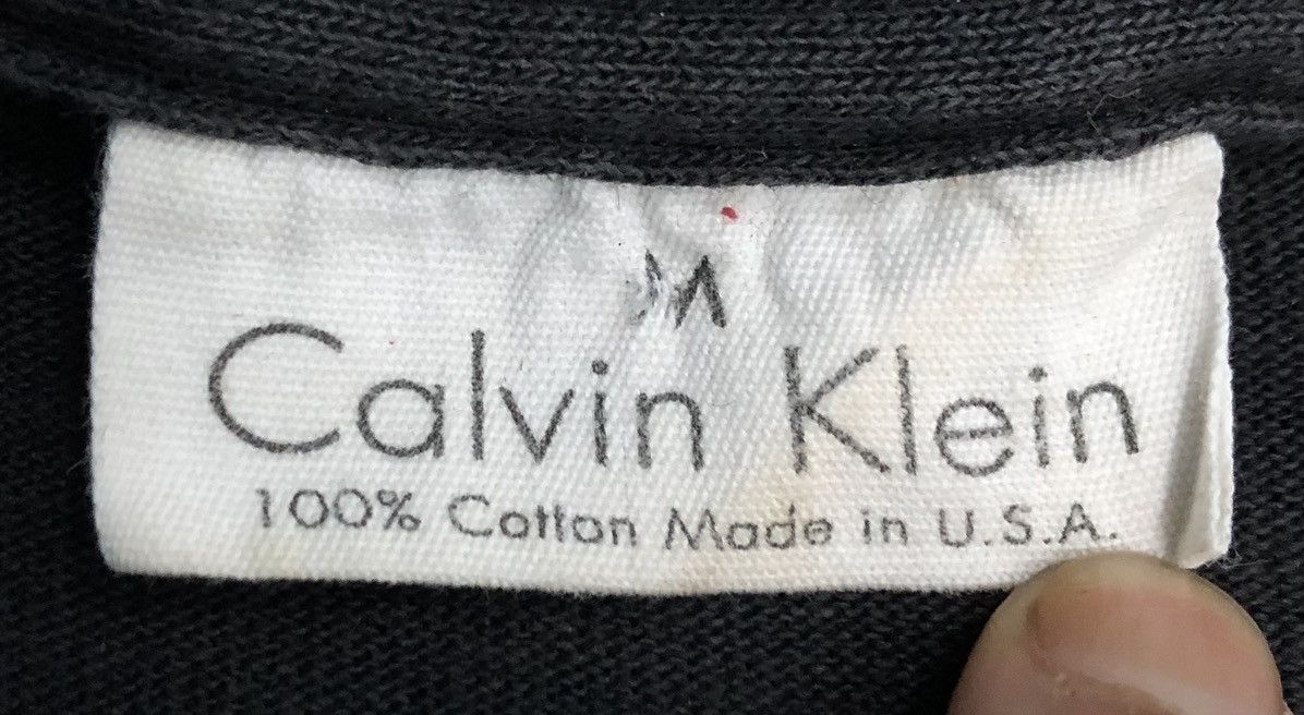 Calvin Klein Vintage Calvin Klein Made In Usa T-Shirt Size US M / EU 48-50 / 2 - 7 Thumbnail