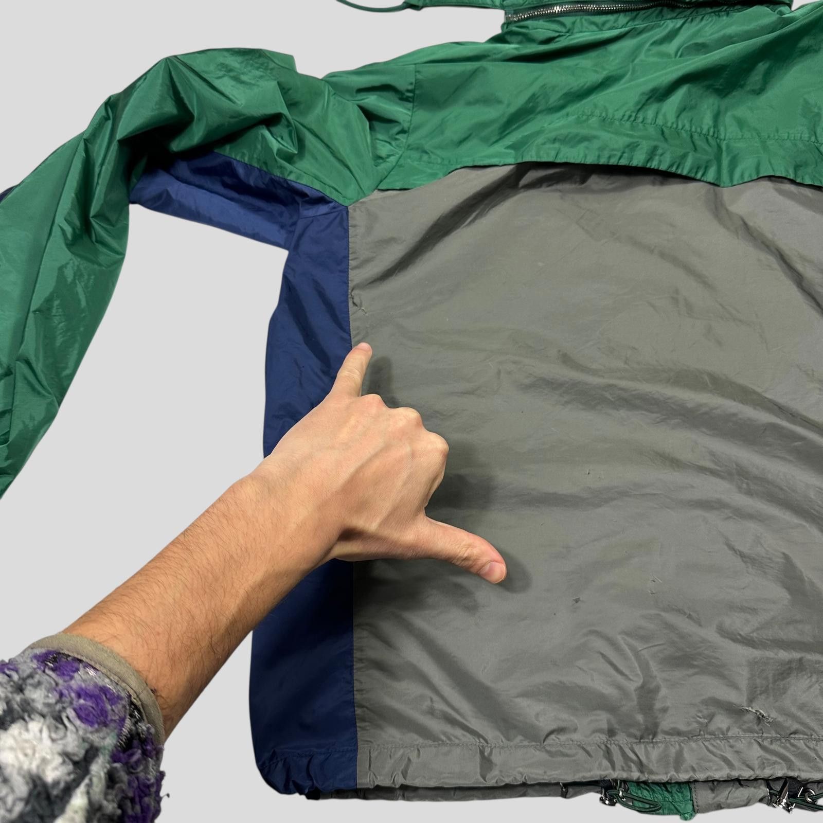 Prada Prada 2017 Logo Tri-colour Nylon Windbreaker Jacket IT50 (L) Size US L / EU 52-54 / 3 - 10 Thumbnail