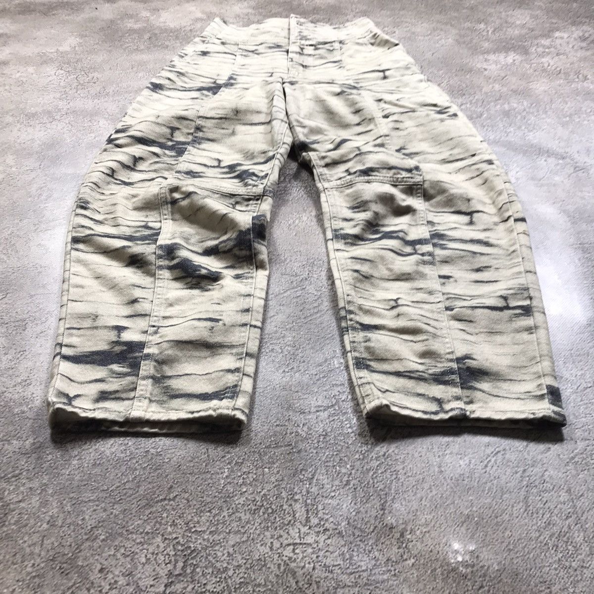 Vintage Vintage 90s Distressed Cargo Pants Baggy Streetwear Logo 25 Size 25" / US 0 / IT 36 - 1 Thumbnail