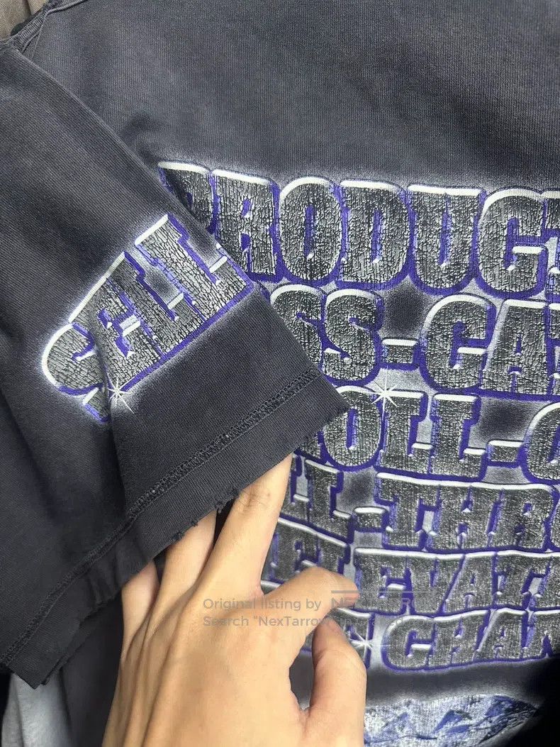 Balenciaga Balenciaga Distressed Black Diamond Print Size US S / EU 44-46 / 1 - 4 Thumbnail