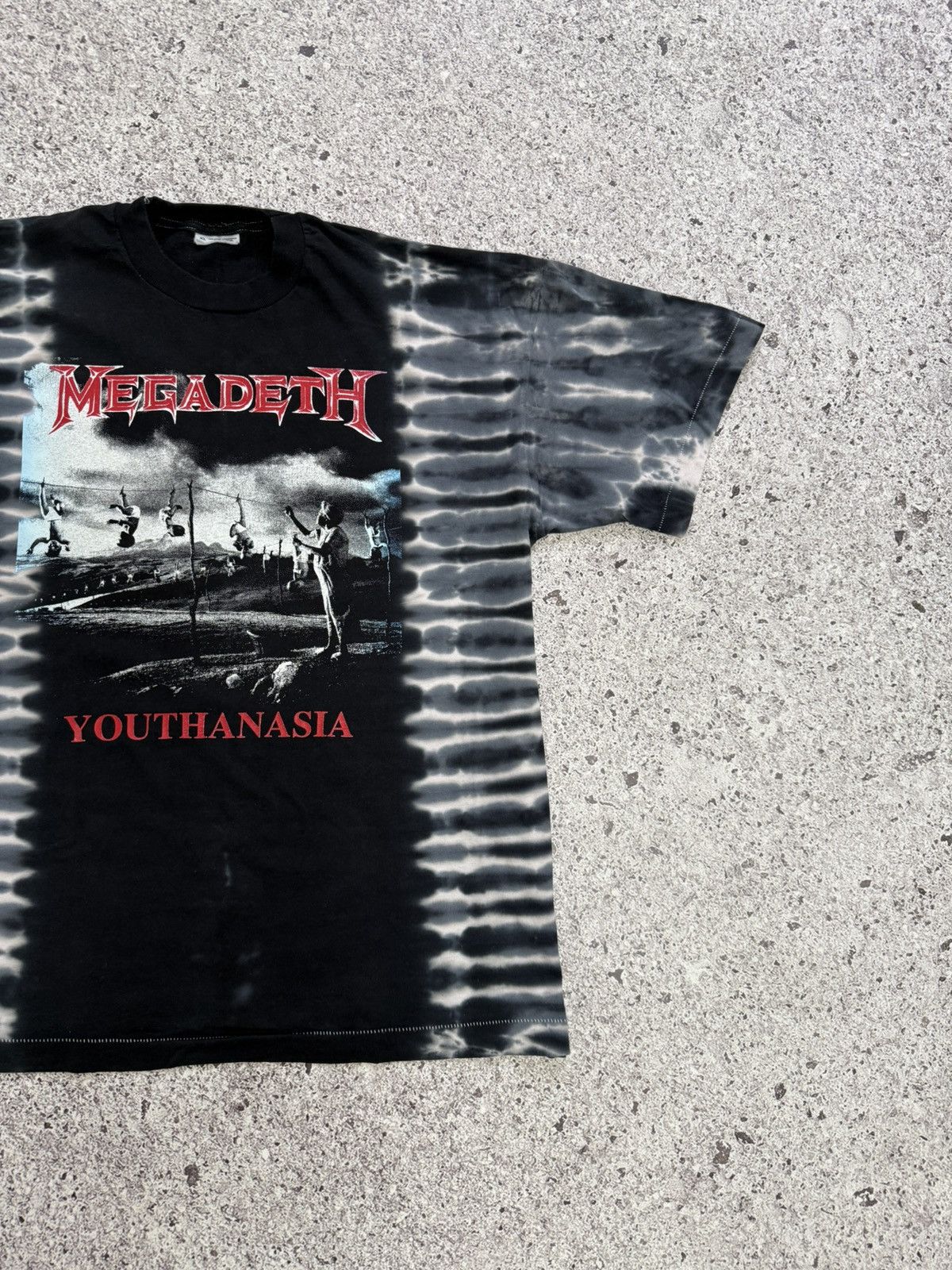 Band Tees × Vintage Vintage 1994 Megadeth Youthanasia Rock Band Retro T-Shirt Size US XL / EU 56 / 4 - 4 Thumbnail