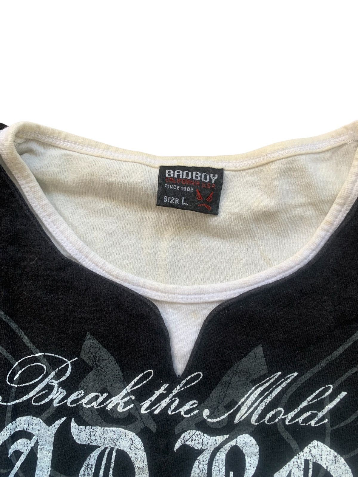 20471120 2000s japanese archive badboy y2k longsleeve tee poem Size US L / EU 52-54 / 3 - 4 Thumbnail