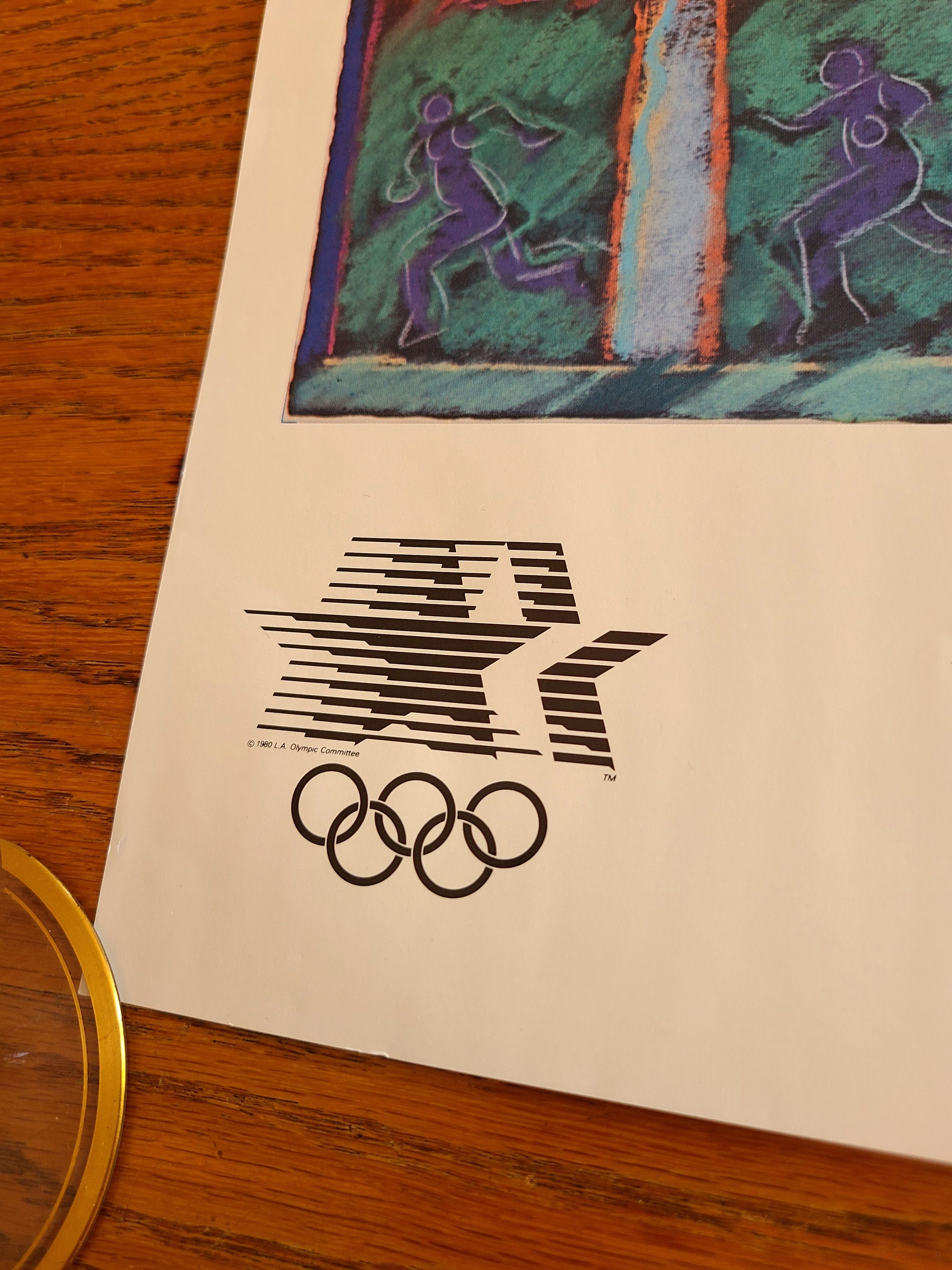 USA Olympics × Vintage Los Angeles 1984 Olympic Games Poster Carlos Almaraz Chicano Size ONE SIZE - 3 Thumbnail