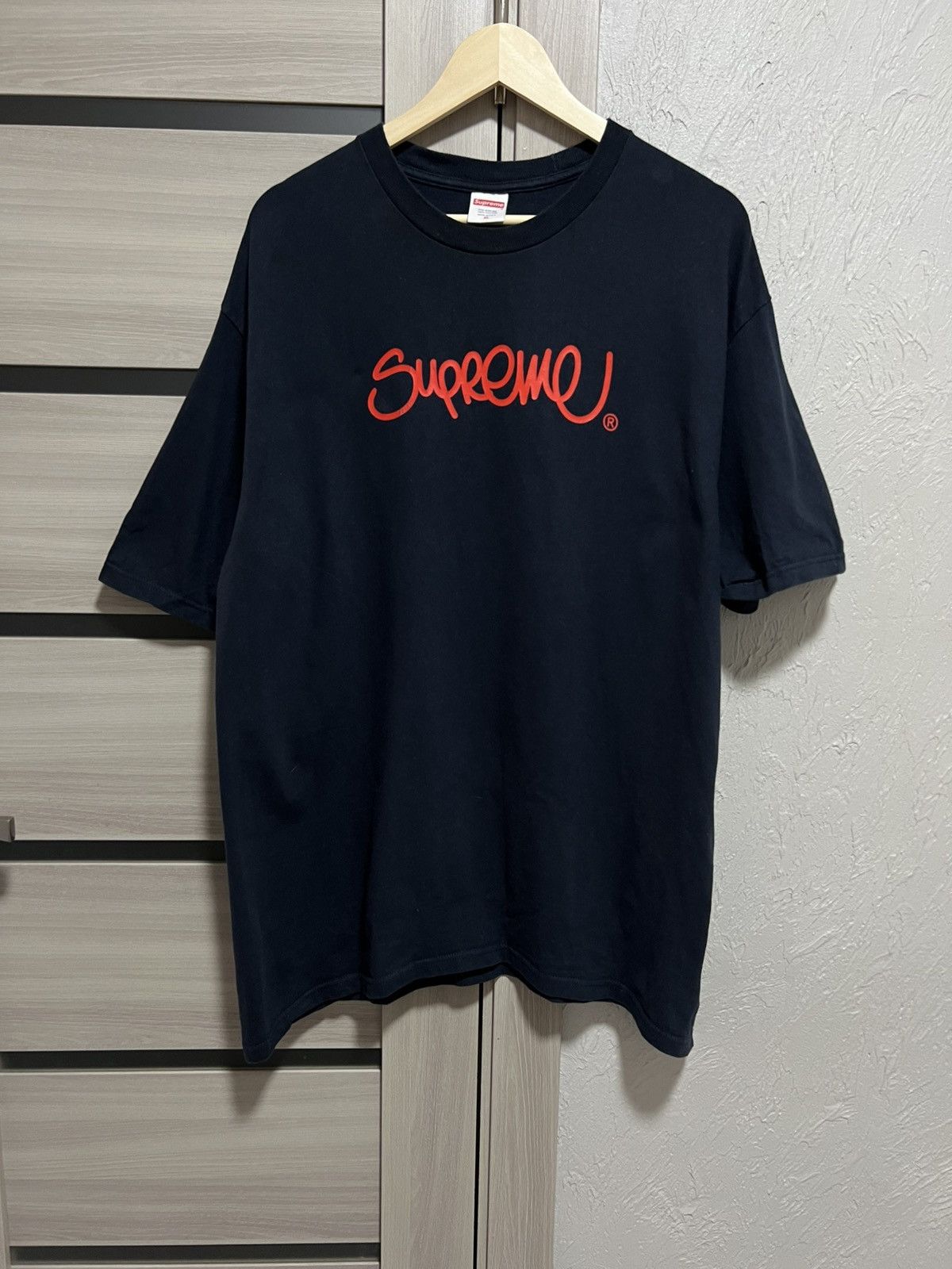 Supreme Supreme Handstyle Tee SS22 Big Logo Hype Size US XL / EU 56 / 4 - 8 Thumbnail
