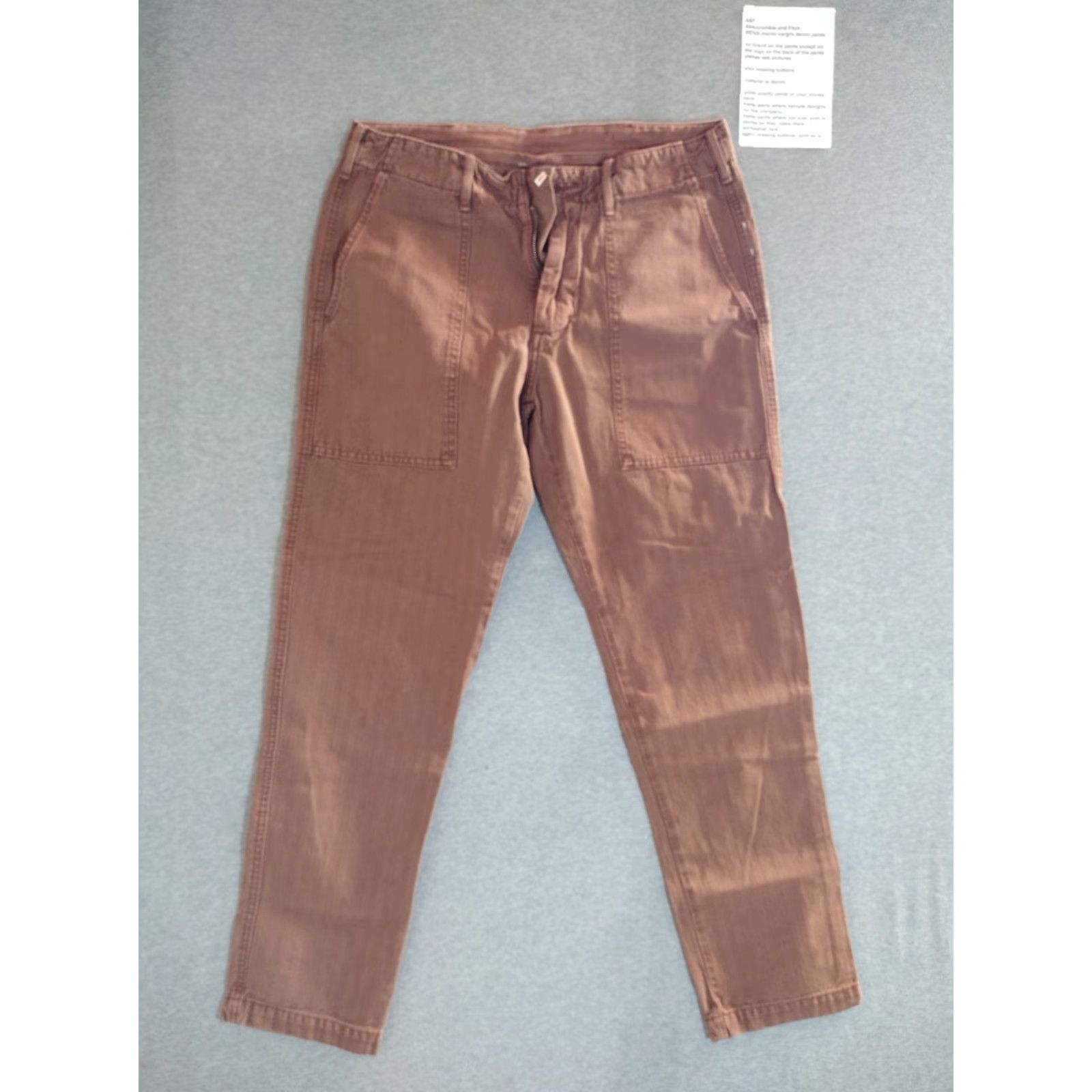 Abercrombie & Fitch Abercrombie & Fitch Cargo Pants Men Rose 32 Modern Cargo Size US 32 / EU 48 - 2 Thumbnail
