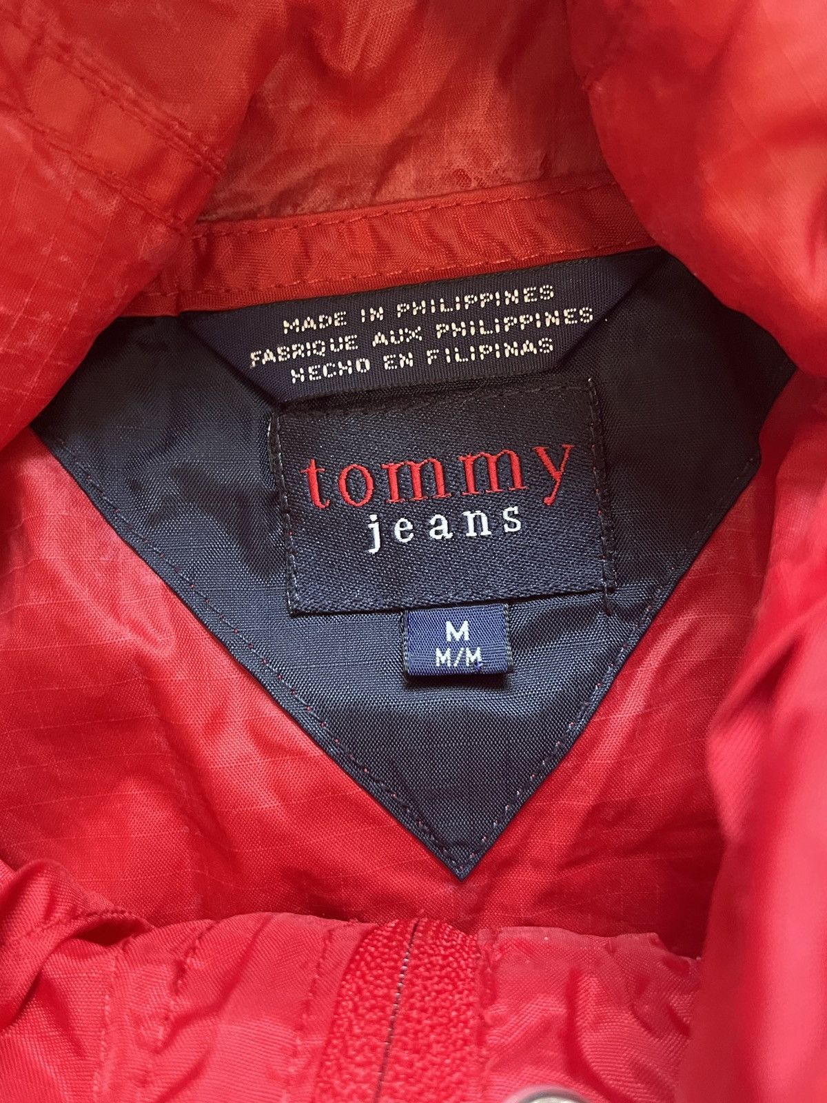 Tommy Jeans × Vintage TOMMY JEANS VINTAGE RAINCOAT WINDBREAKER Size US M / EU 48-50 / 2 - 3 Thumbnail