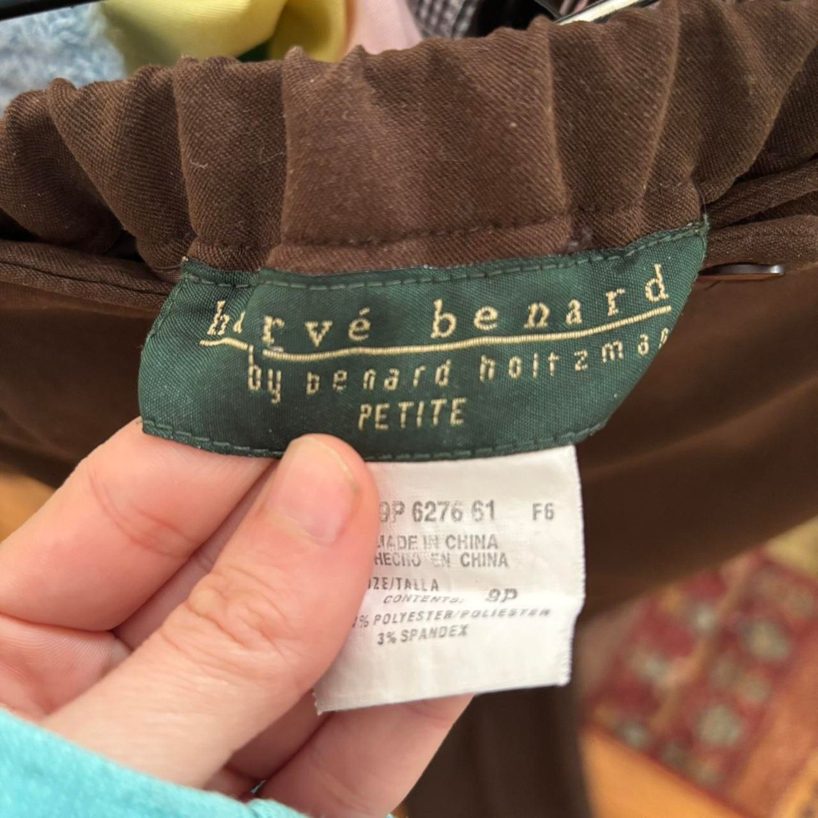 Harve Benard Vintage Harvé Benard by Benard Hoitzman Brown Trousers 8P Size 30" / US 8 / IT 44 - 6 Thumbnail
