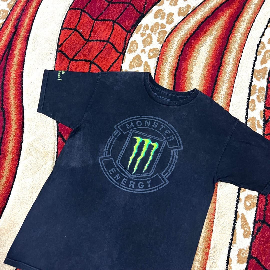 Vintage Thrashed Faded Monster Energy Motorsport Rare T Shirt Size US M / EU 48-50 / 2 - 2 Thumbnail