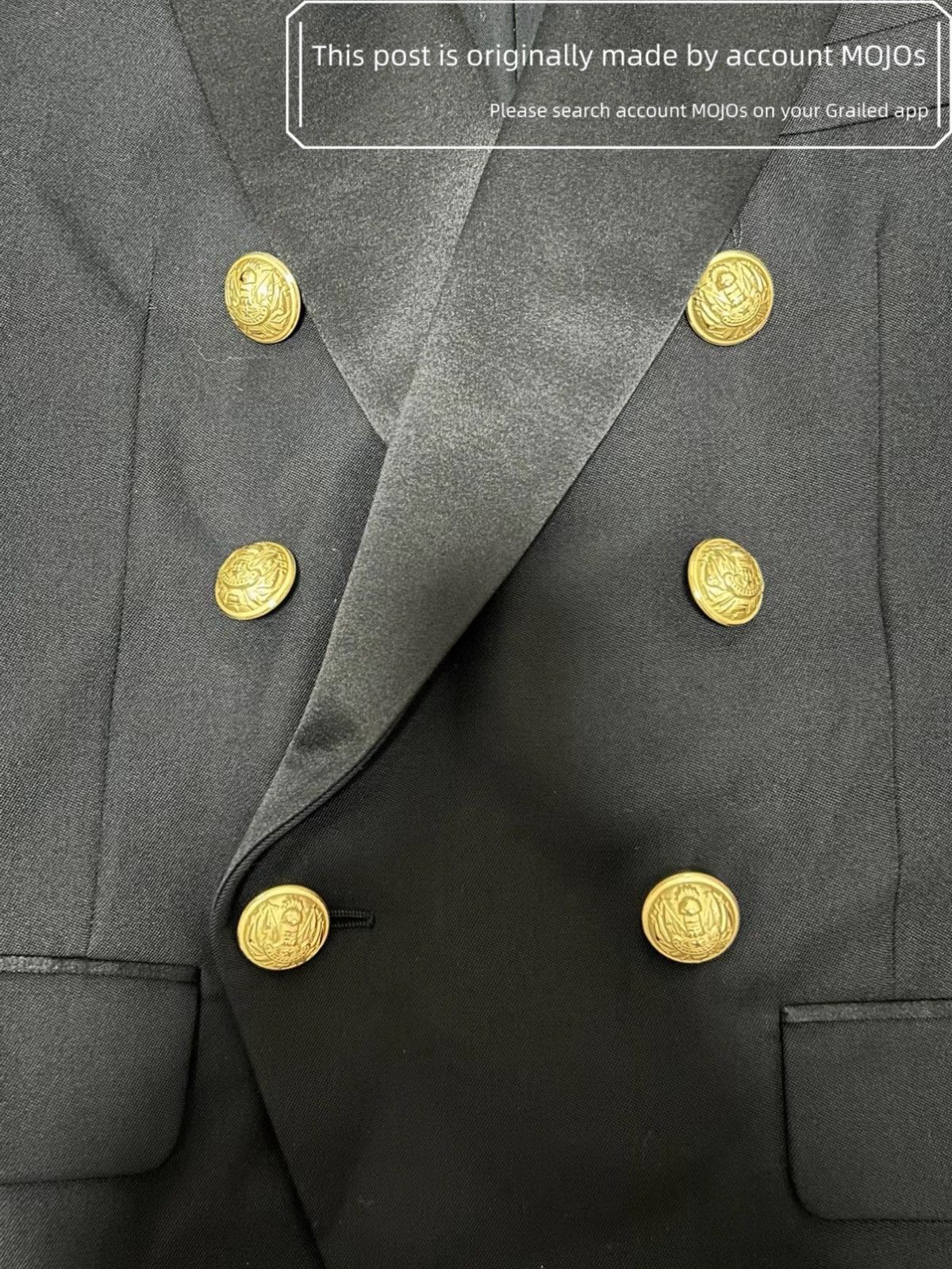 Balmain Sz 48 Balmain Double Breasted Golden Buttons Blazer mojos203 Size US M / EU 48-50 / 2 - 3 Thumbnail