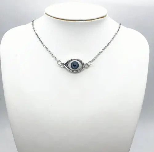 Jewelry Hirakawa x Akai Eye Ball Necklace Punk Grunge Chain Size ONE SIZE - 1 Thumbnail
