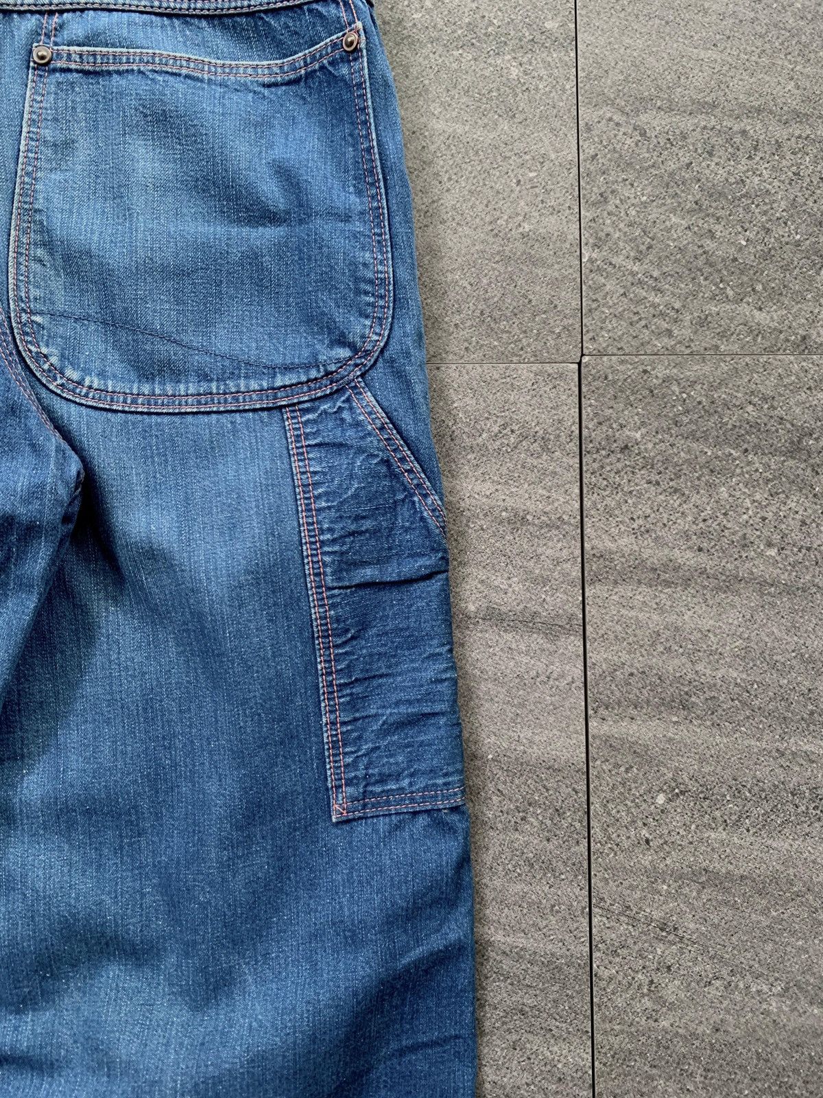Orslow FREE TAX! Wideleg Carpenter Denim Jeans Size US 30 / EU 46 - 7 Thumbnail
