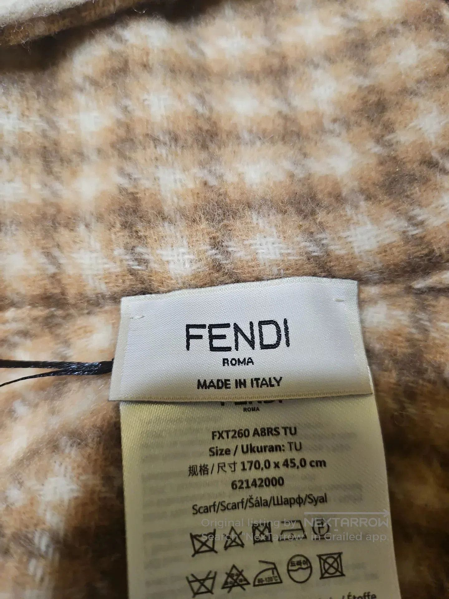 Fendi fendi pure cashmere hooded shawl. Size M / US 6-8 / IT 42-44 - 4 Thumbnail