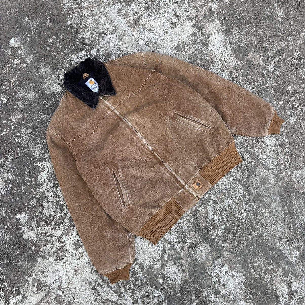 Carhartt Vintage Carhartt Santa fe jacket Sun-faded J14 BRN Size US L / EU 52-54 / 3 - 8 Thumbnail