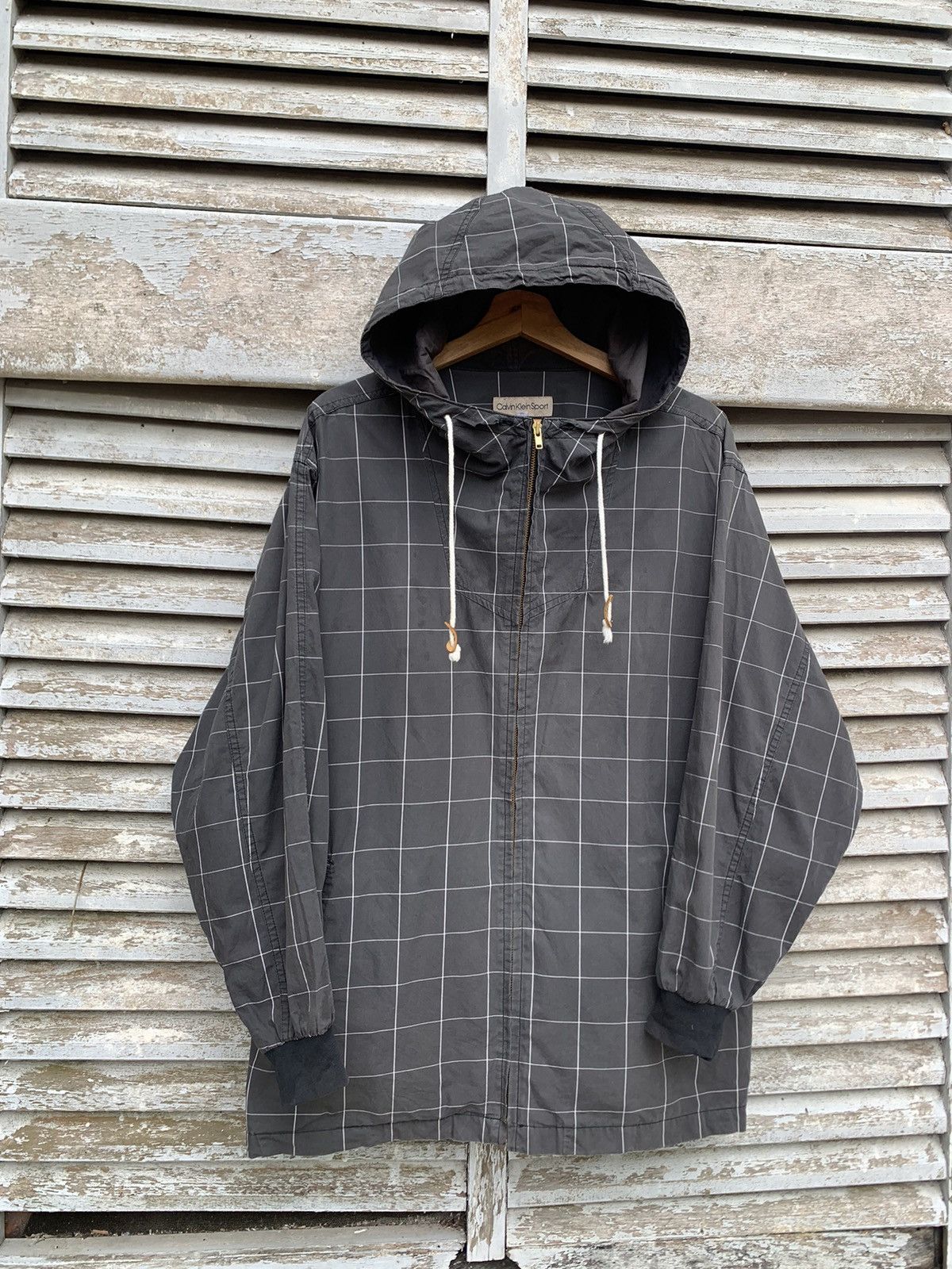 Calvin Klein Calvin Klein Flannel Hooded Jacket Size US L / EU 52-54 / 3 - 2 Thumbnail