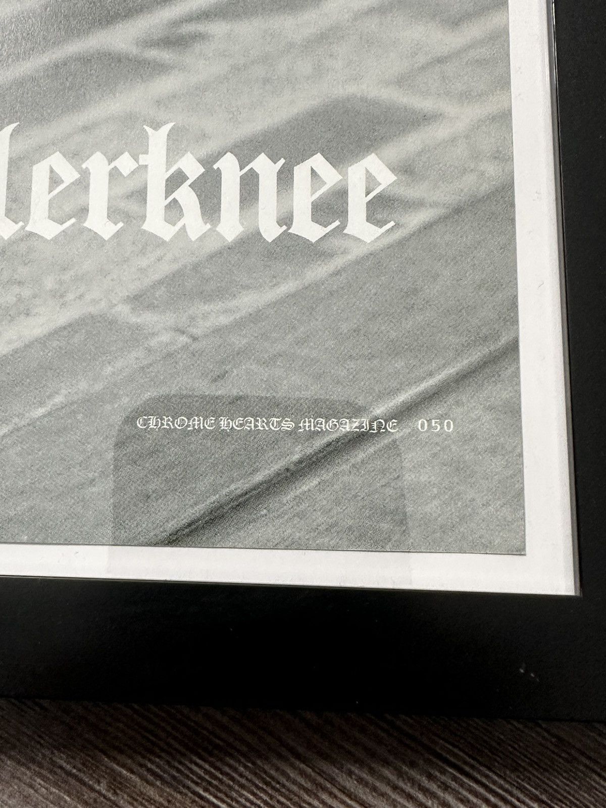 Chrome Hearts 🖤Chrome Hearts🖤 Fleurknee Rick Owens 9x12 Framed Poster Size ONE SIZE - 4 Thumbnail