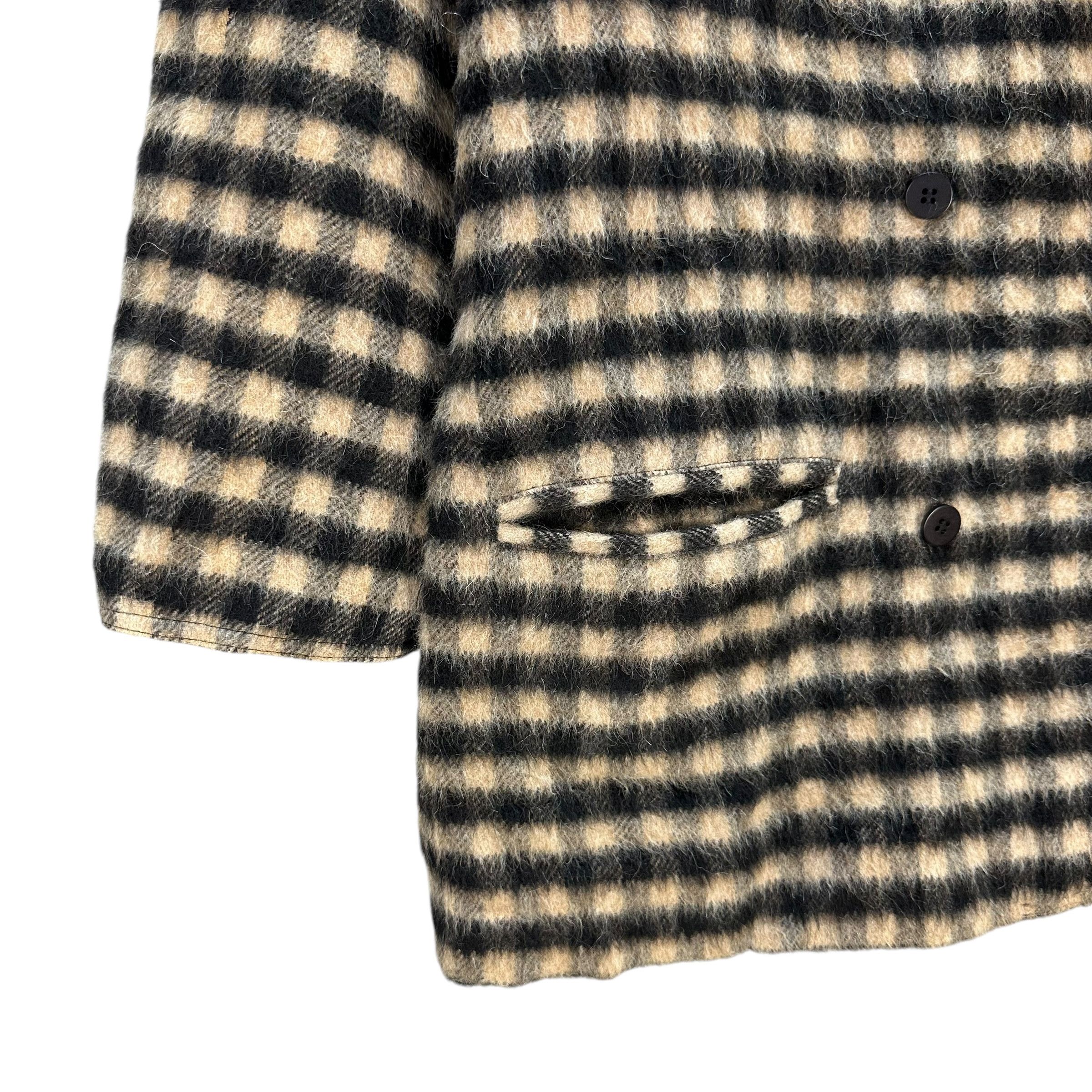 Vintage 90's COMPLICE Checked Double Breast Coat Jacket #A69-1667 Size M / US 6-8 / IT 42-44 - 4 Thumbnail