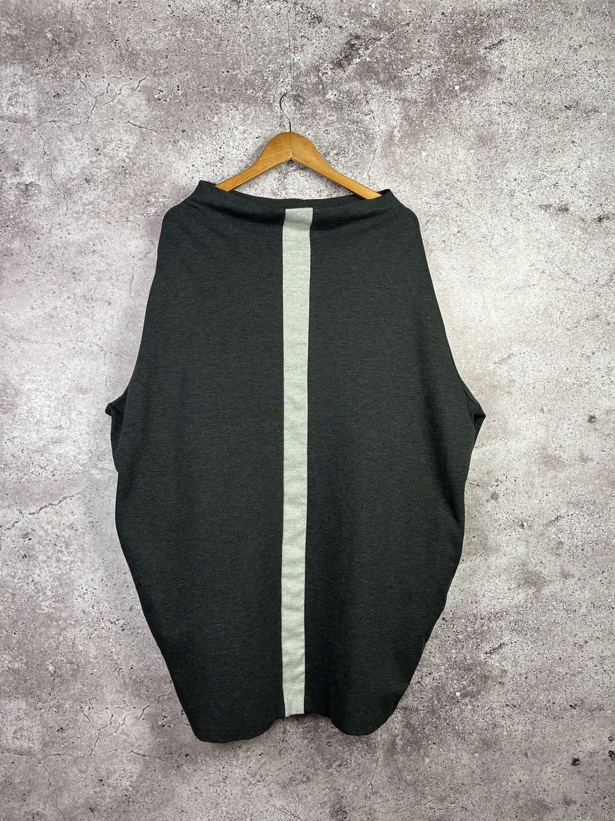 Other Hubert Gasser Oversized Cocoon Dress Wool Cashmere Dark Grey Size L / US 10 / IT 46 - 2 Thumbnail
