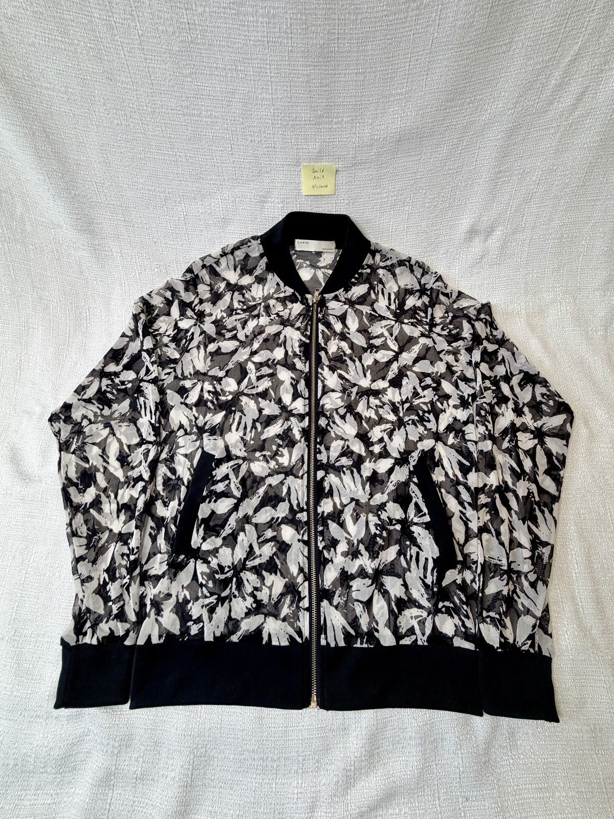 Other Lupin See Through Mesh Bomber Jacket Size S Size US S / EU 44-46 / 1 - 3 Thumbnail