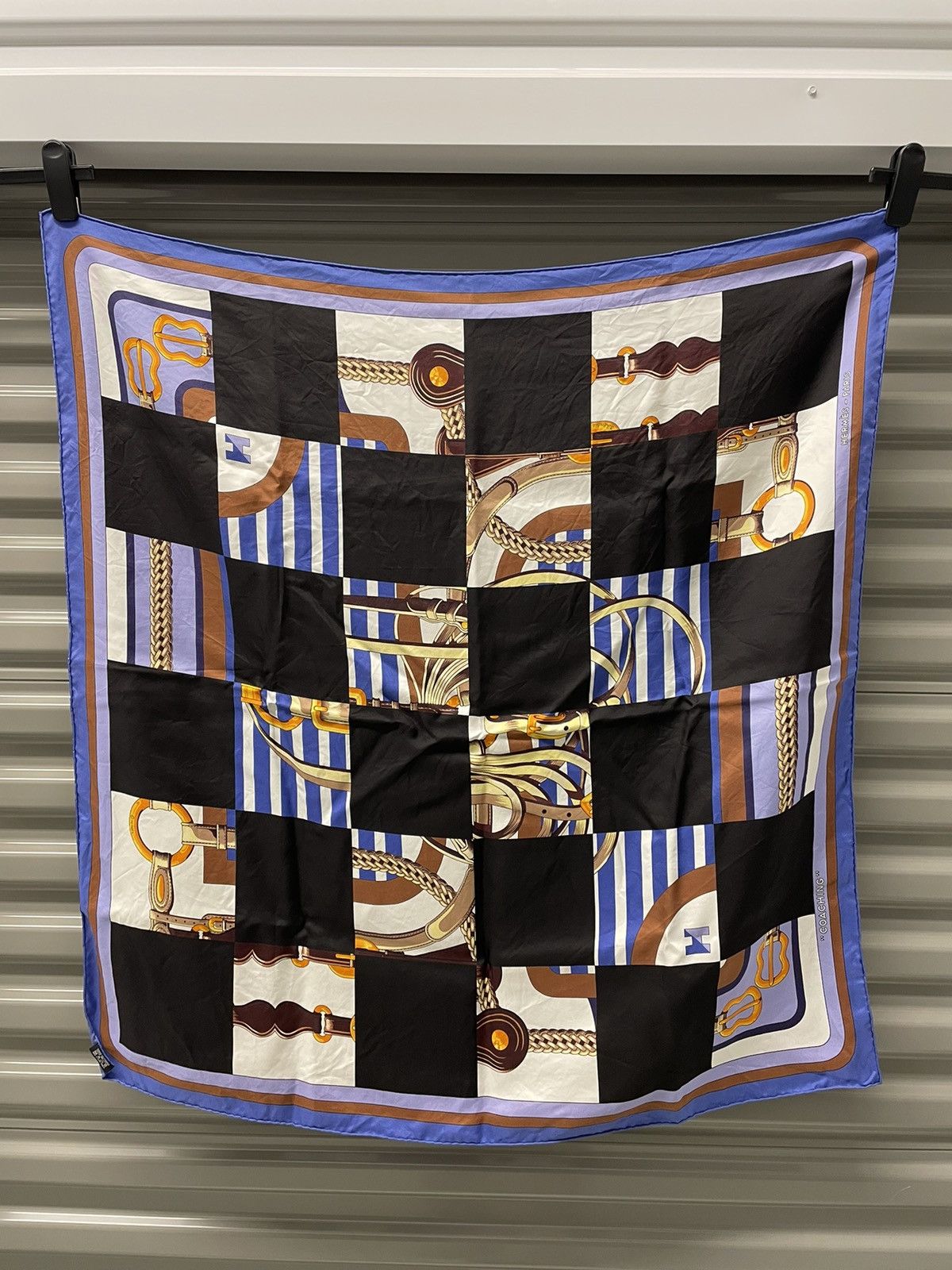 image of Comme Des Garcons x Hermes Cdg X Hermès Silk Scarf, Men's