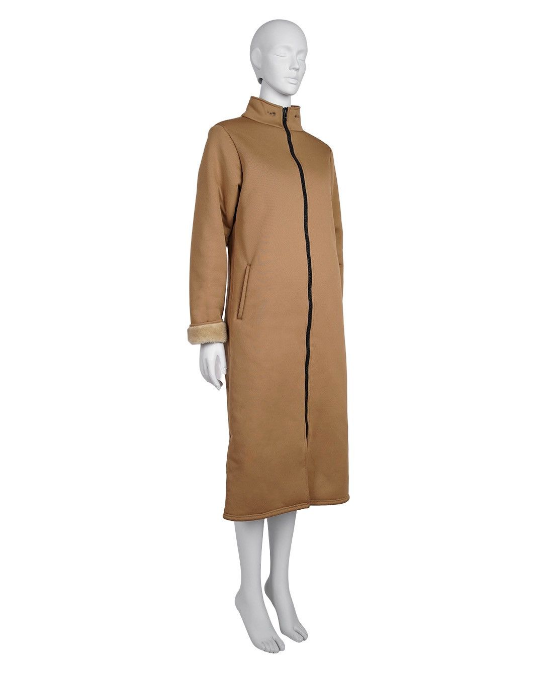 Miu Miu Miu Miu F/W1999 Neoprene Fleece Lining Coat Size M / US 6-8 / IT 42-44 - 5 Thumbnail