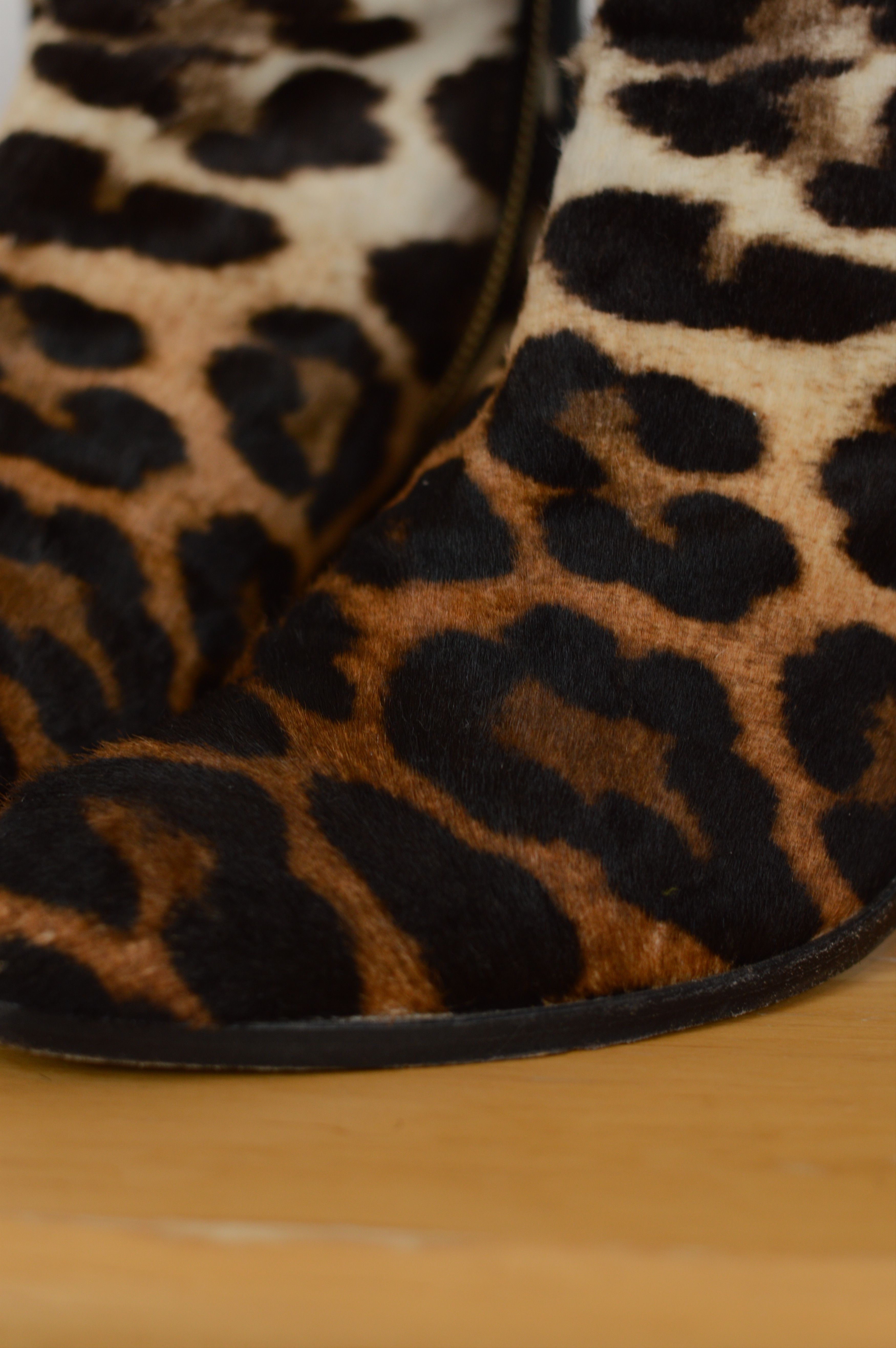 Giuseppe Zanotti Giuseppe Zanotti Leopard Print Hair Ankle Boots Size US 8 / IT 38 - 5 Thumbnail