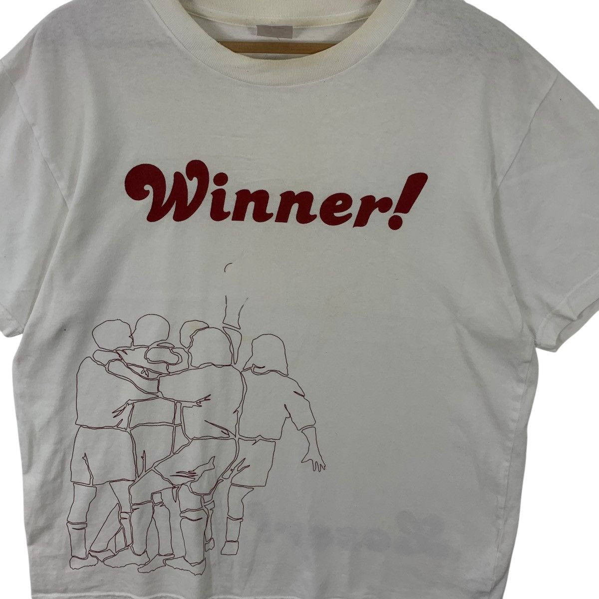 Adidas Vintage ADIDAS ORIGINALS WINNER Loser Football Tee Shirt Size US M / EU 48-50 / 2 - 3 Thumbnail
