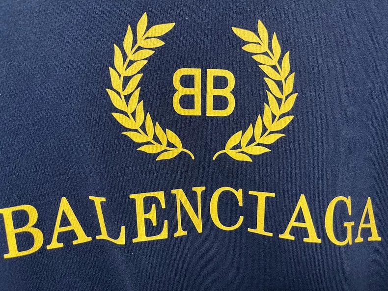 Balenciaga Balenciaga Blue Wheat Spike Charity Short Sleeves Size US XS / EU 42 / 0 - 4 Thumbnail