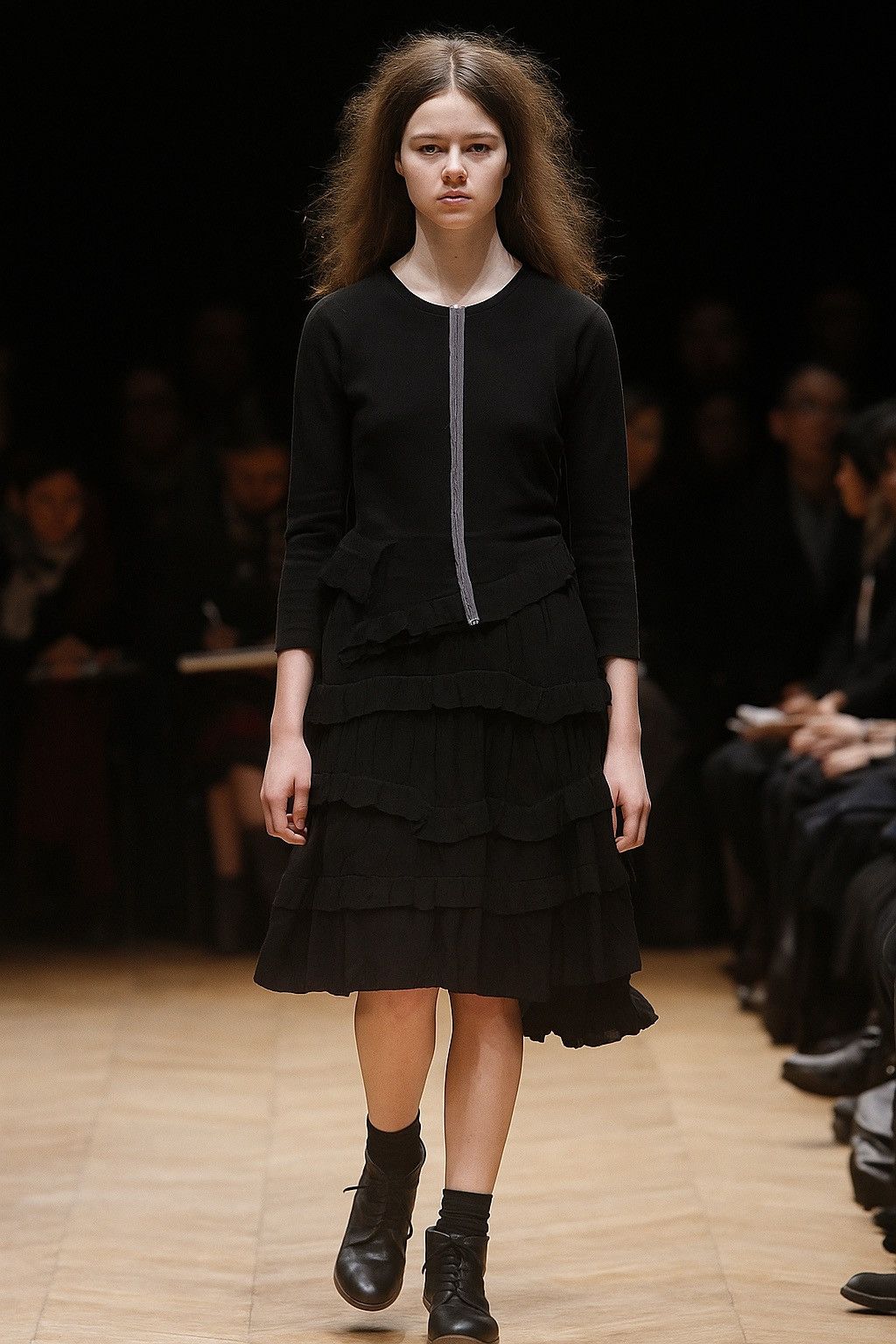 Comme des Garcons AD2011 Comme Des Garcons Deconstructed Ruffle Skirt Size 30" / US 8 / IT 44 - 19 Thumbnail