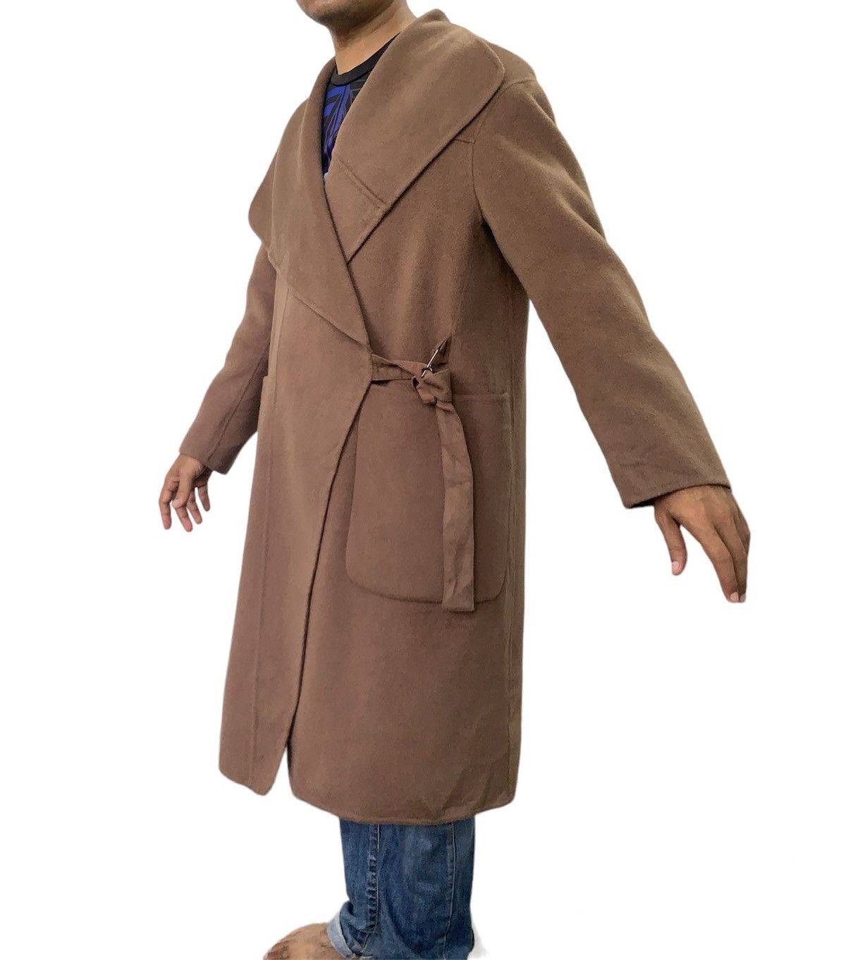 Jil Sander × Uniqlo Uniqlo +J Wool Cashmere Blend Belted Jacket Size US M / EU 48-50 / 2 - 4 Thumbnail