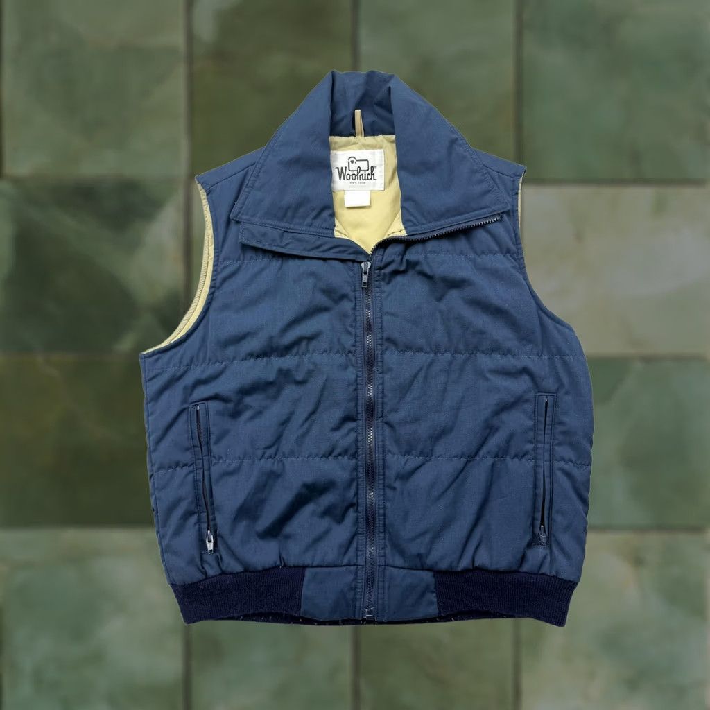 Vintage VINTAGE Woolrich Vest Mens M Blue Quilted Full Zip Insulated Pockets Canvas Woolrich USA Vest Mens M Blue Quilted Full Zip Insulated Pockets Canvas Size US M / EU 48-50 / 2 - 1 Thumbnail
