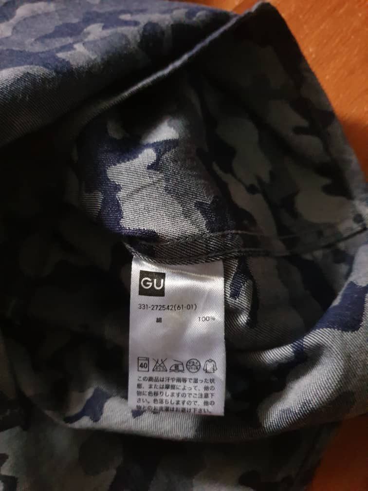 GU GU Camouflage Japanese brand Shirt Size US M / EU 48-50 / 2 - 4 Thumbnail