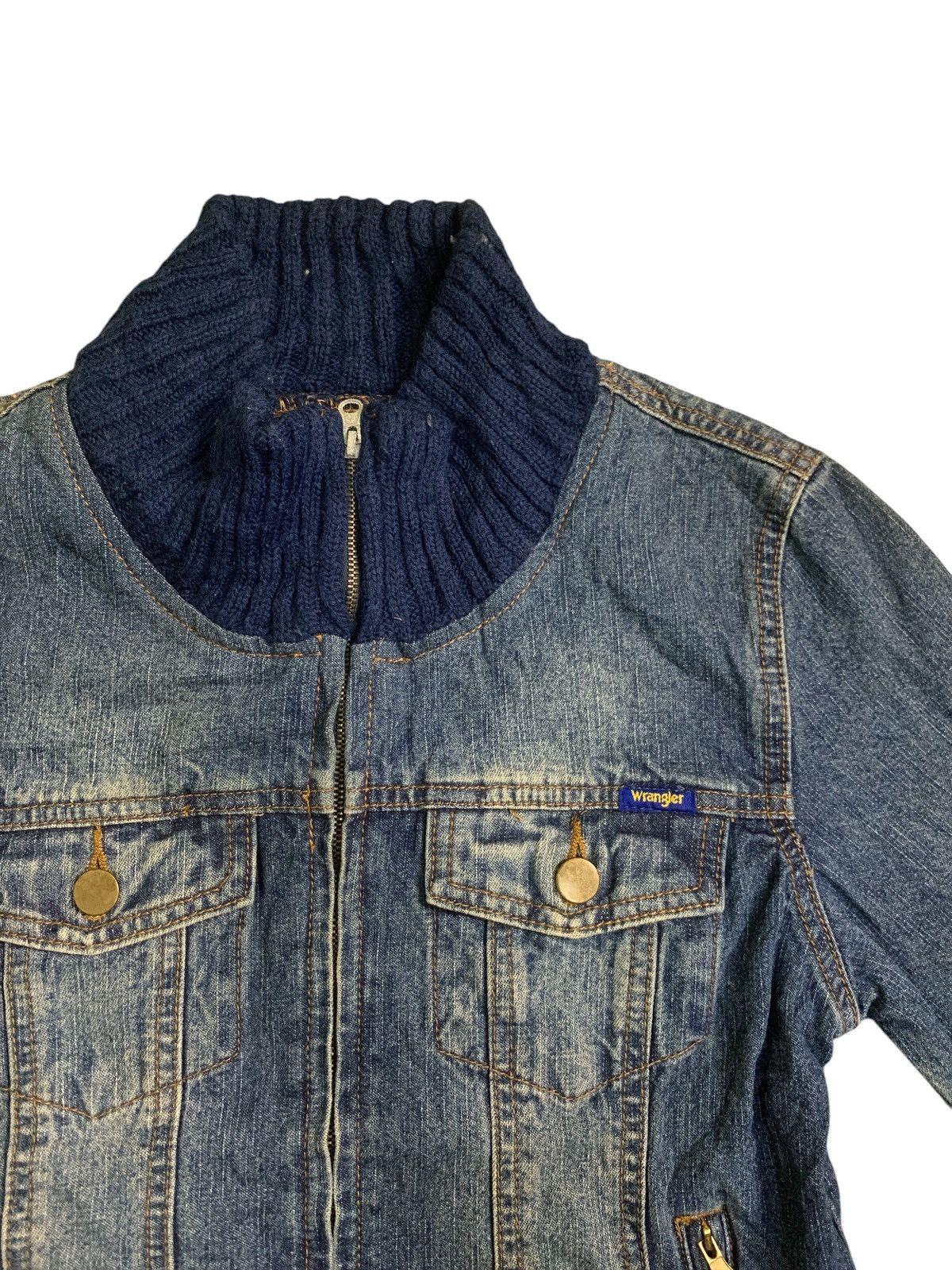 Wrangler Rare Design Wrangler Denim Jackets Size XS / US 0-2 / IT 36-38 - 7 Thumbnail