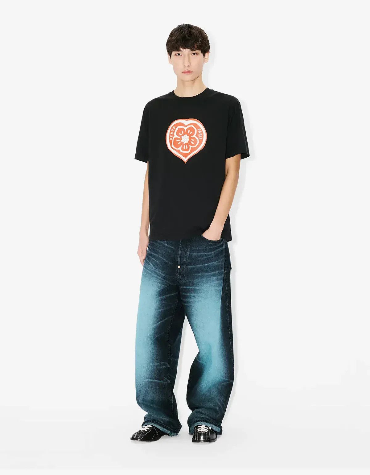 Kenzo Kenzo Boke Hearts Black T-Shirt Size US L / EU 52-54 / 3 - 4 Thumbnail
